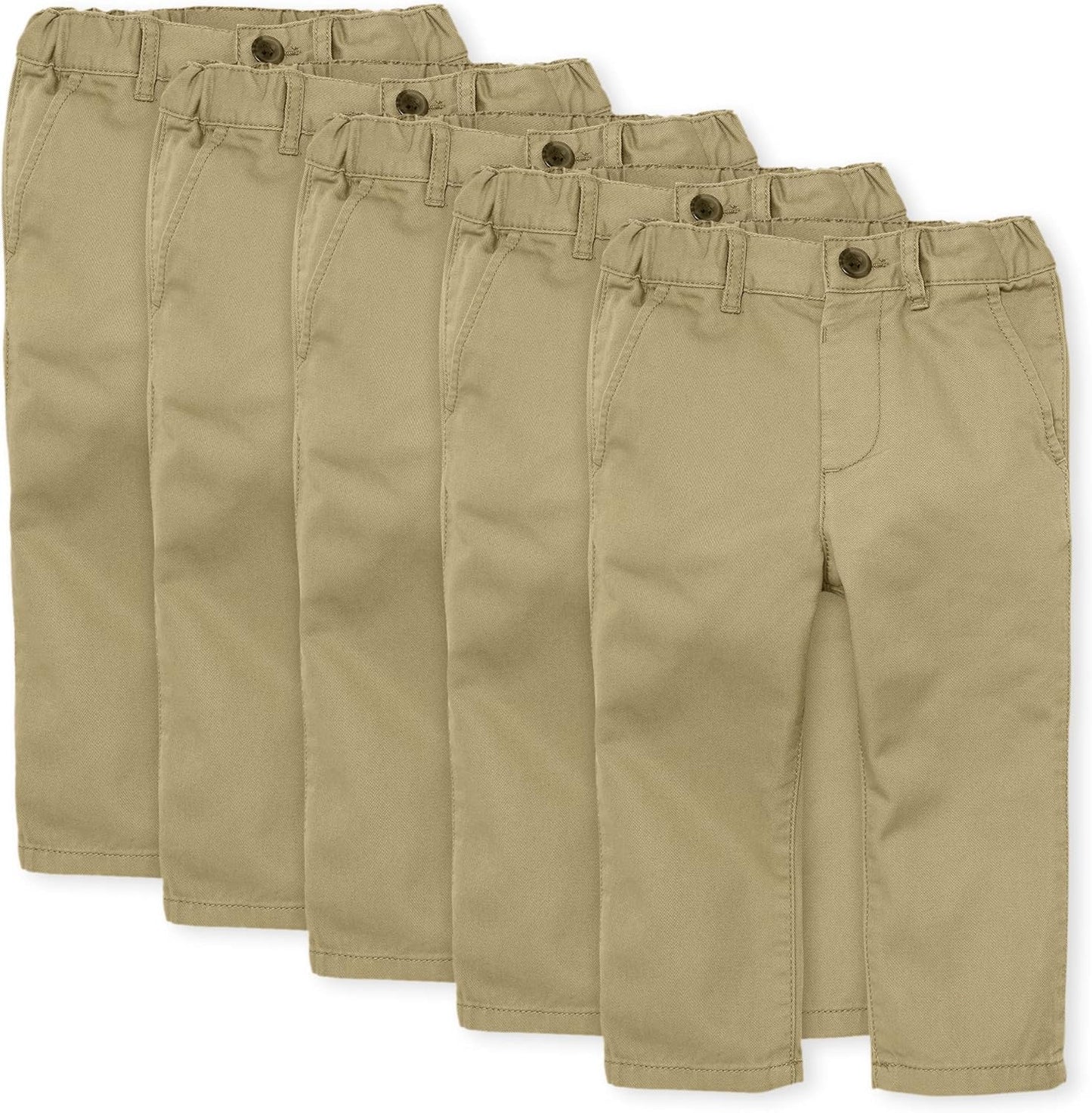 Toddler Stretch Relaxed Straight Chino Pants Multipack for Kids