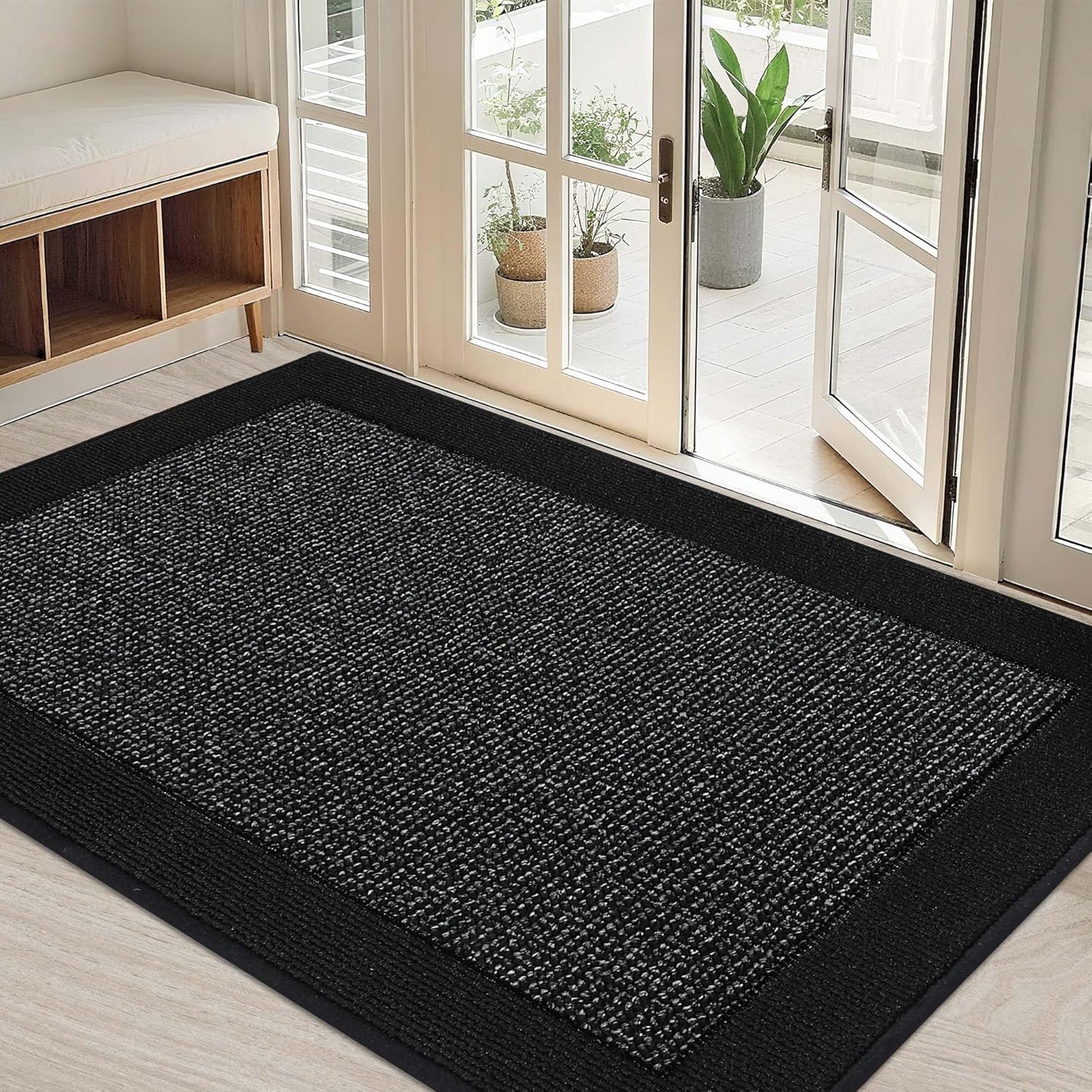 BEQHAUSE Indoor Door Mat 32in x 48in for Dirt Trapping