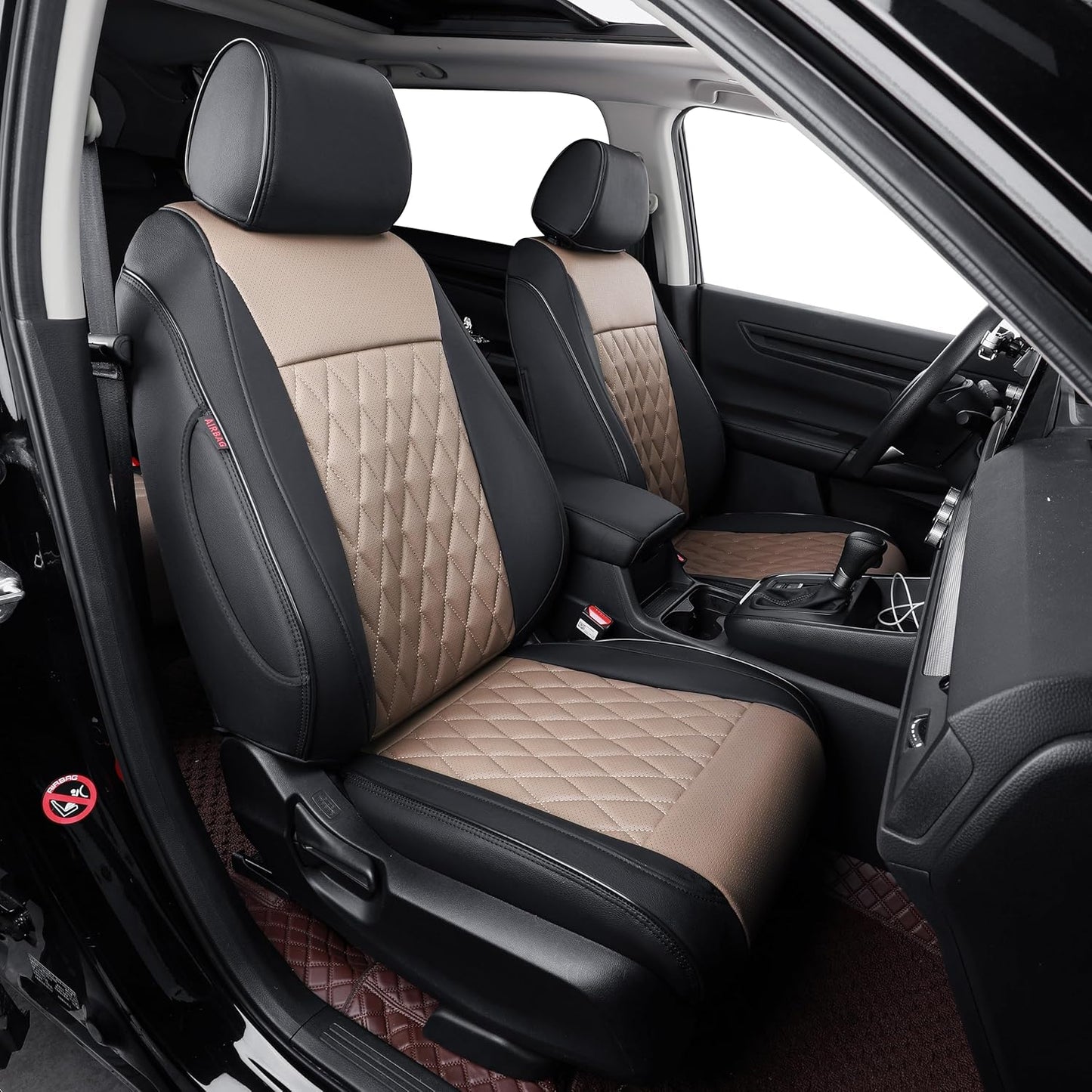 Custom Fit Leather Car Seat Covers for Honda CRV 2017-2022