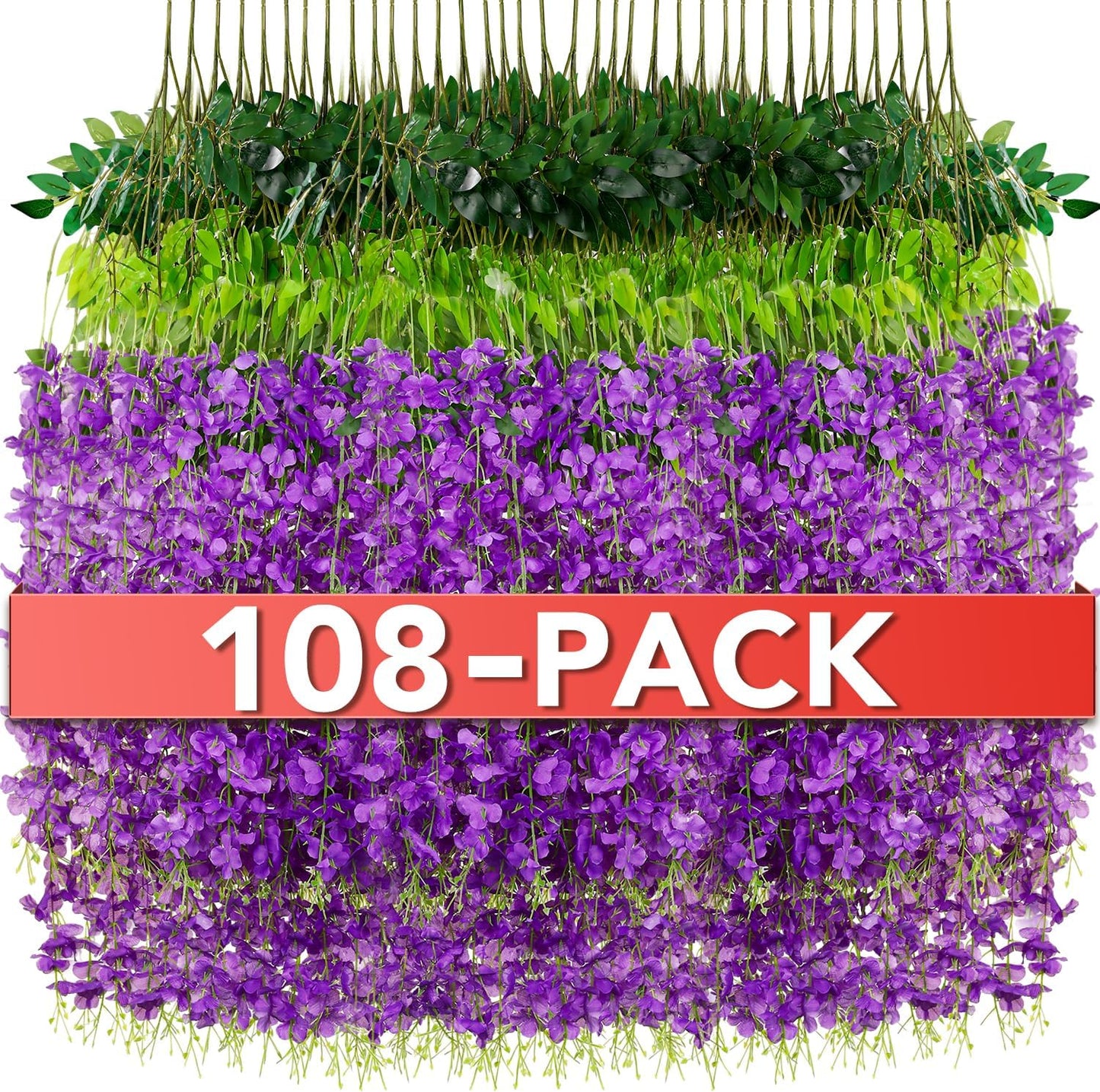 Wisteria Hanging Flowers for Home Wedding and Party Decor