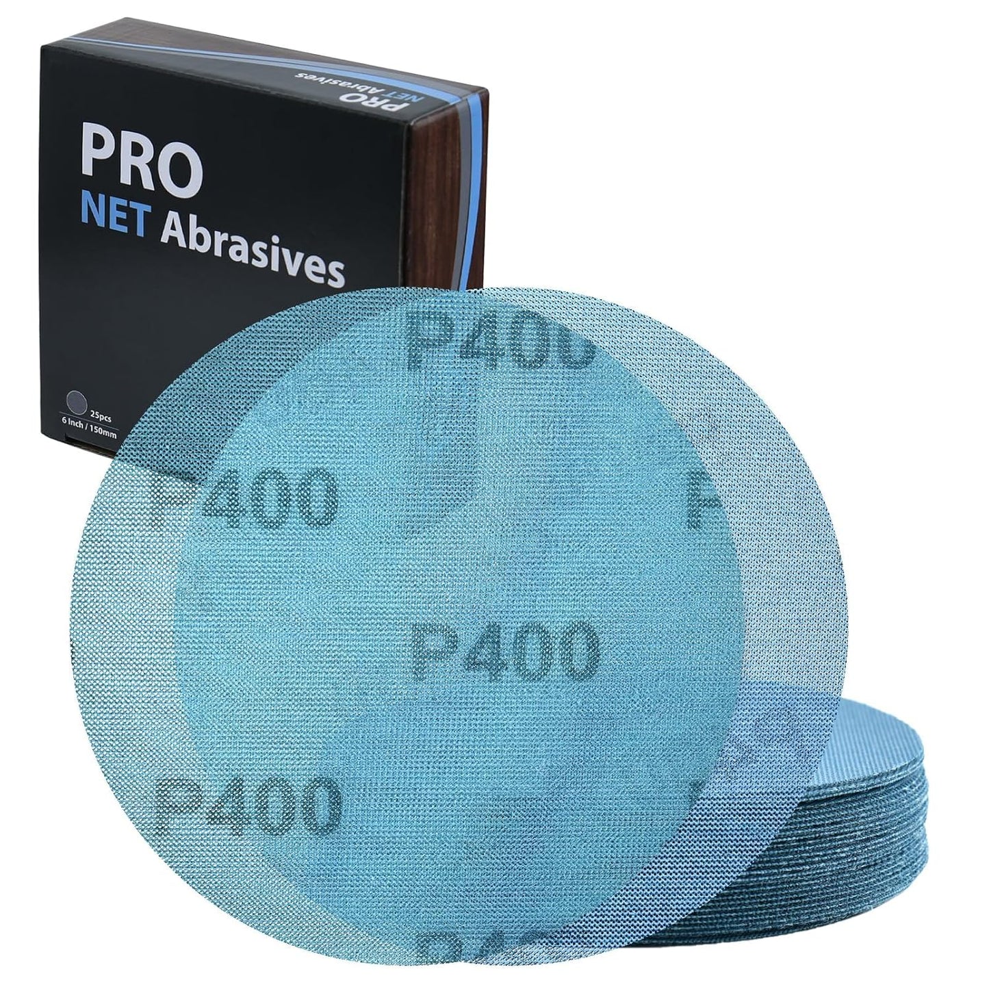 Dust-Free 400 Grit Mesh Sanding Discs - LEONTOOL