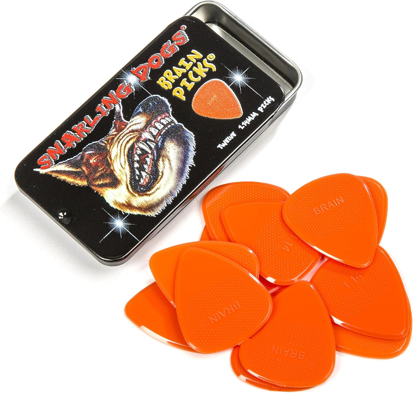 Snarling Dog Brain TNSDB351 1.14 Guitar Picks Set - Enhanced Precision!