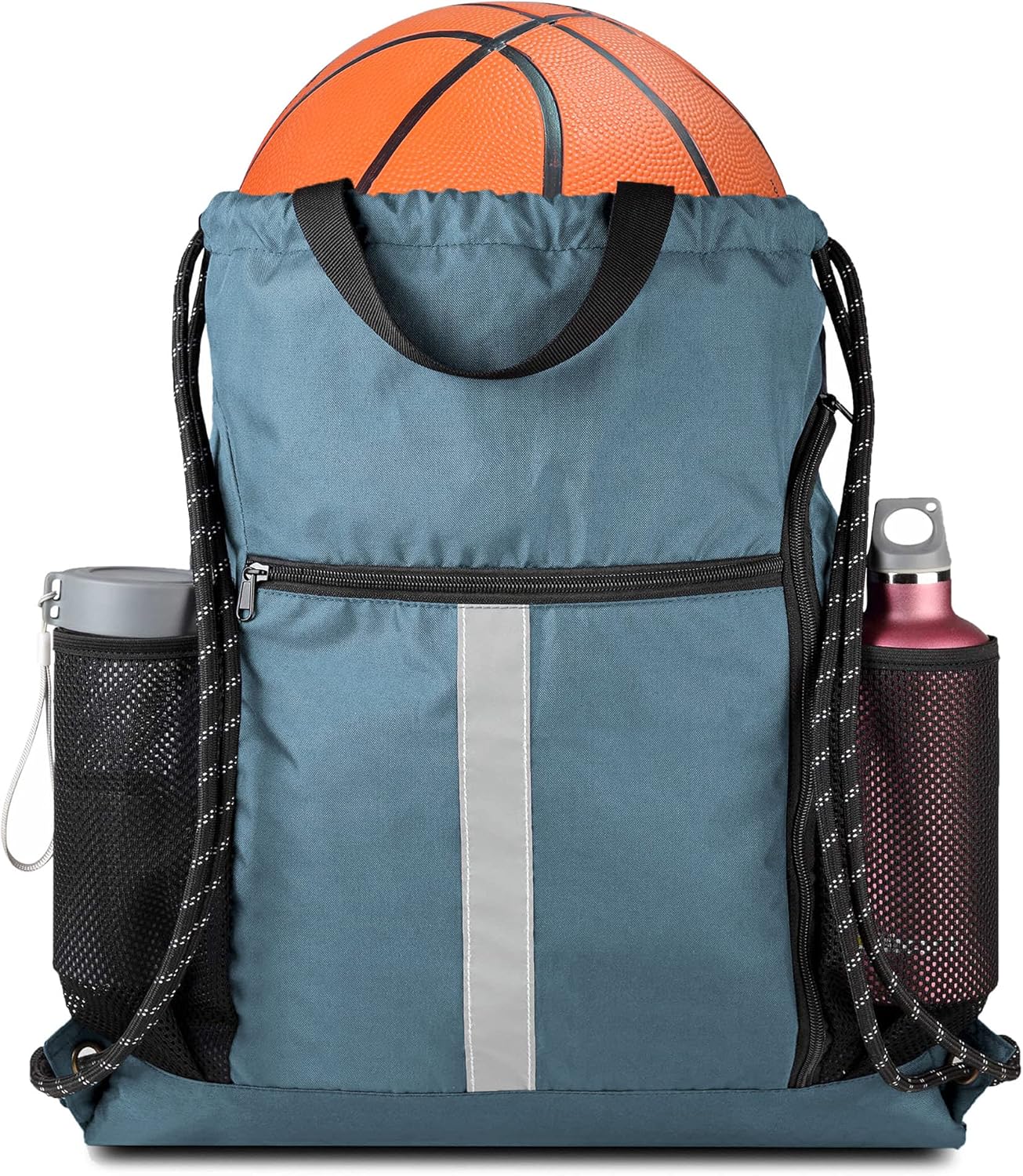 BeeGreen Drawstring Backpack with Shoe Compartment