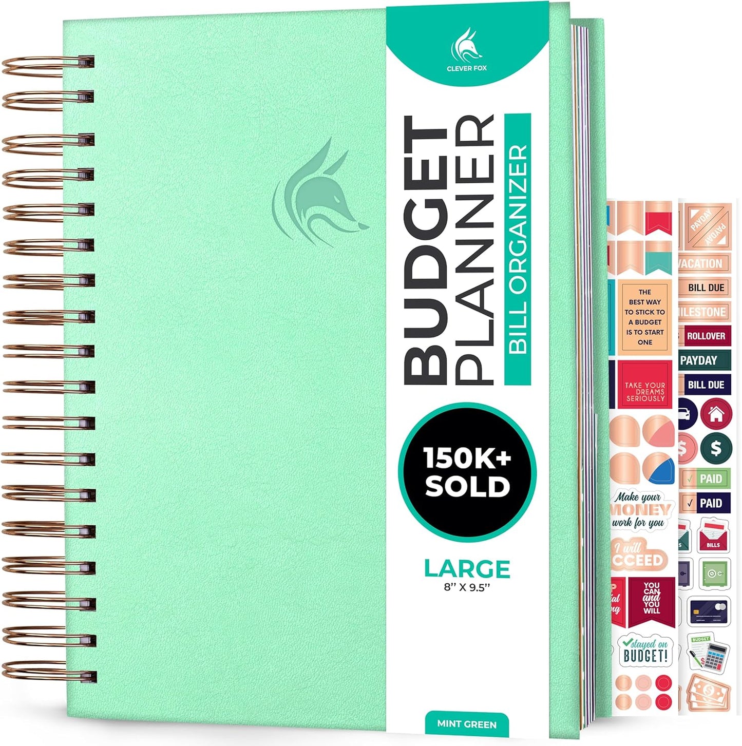 Clever Fox Budget Planner & Monthly Bill Organizer for Finances