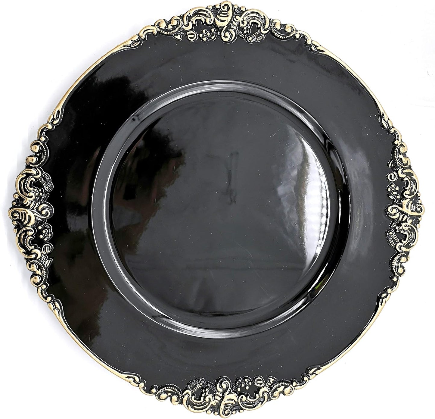 Elegant 13-Inch Heavy Quality Round Charger Plates Set