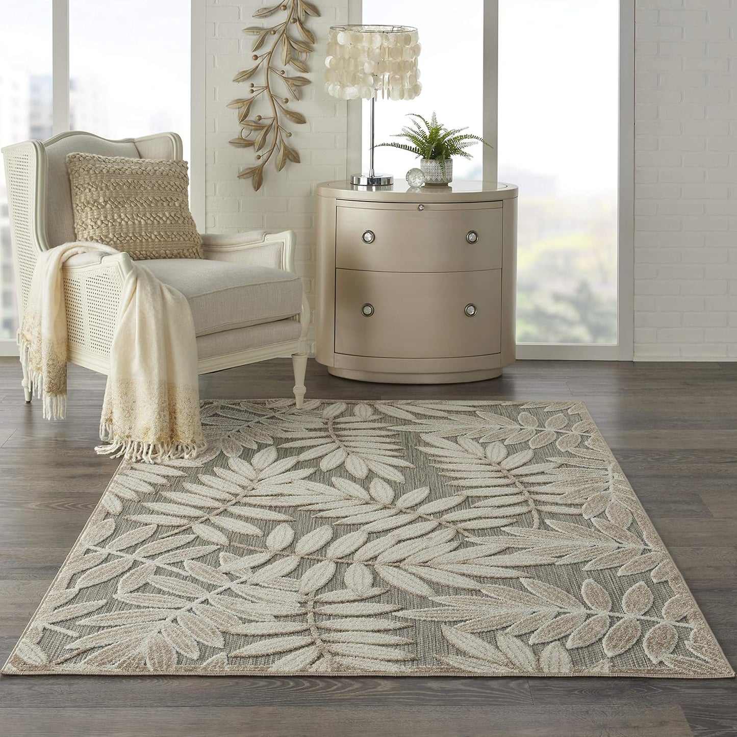 Nourison Aloha Indoor Outdoor Area Rug for Versatile Spaces