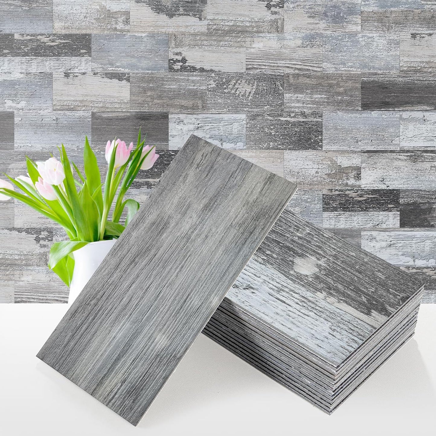 Vamos Tile 100-Piece Peel and Stick Backsplash for DIY Projects