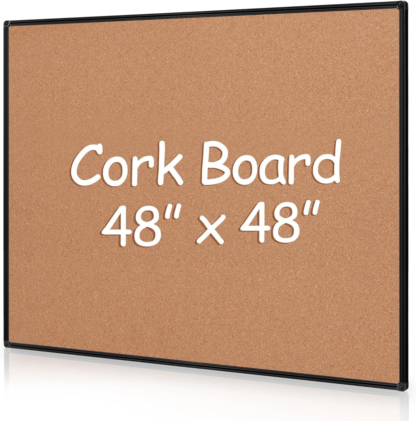 Extra Large Cork Bulletin Board for Home, Office & School Use