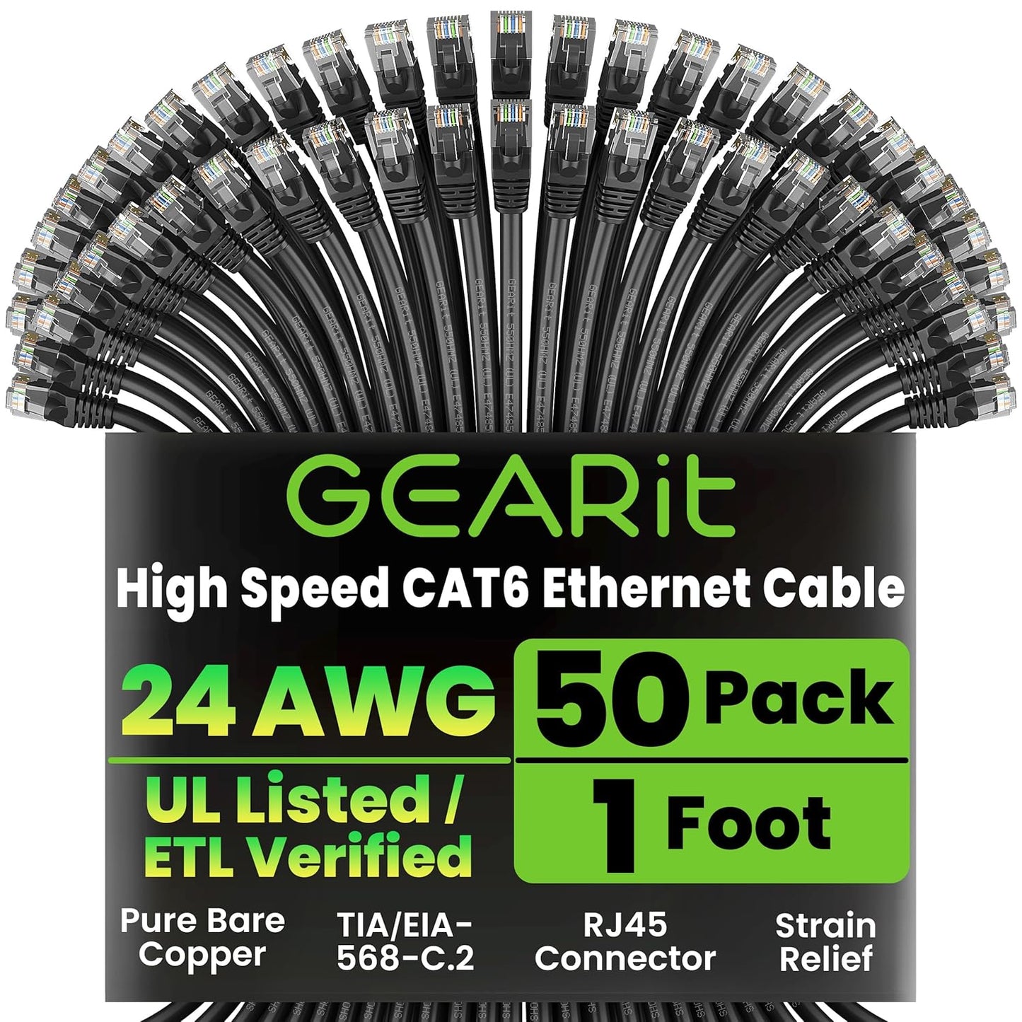 High-Performance Cat 6 Ethernet Cable Pack for Reliable Networking