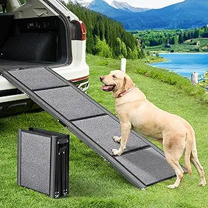 Dog Ramp for Car - Portable Folding Steps for Medium & Large Dogs