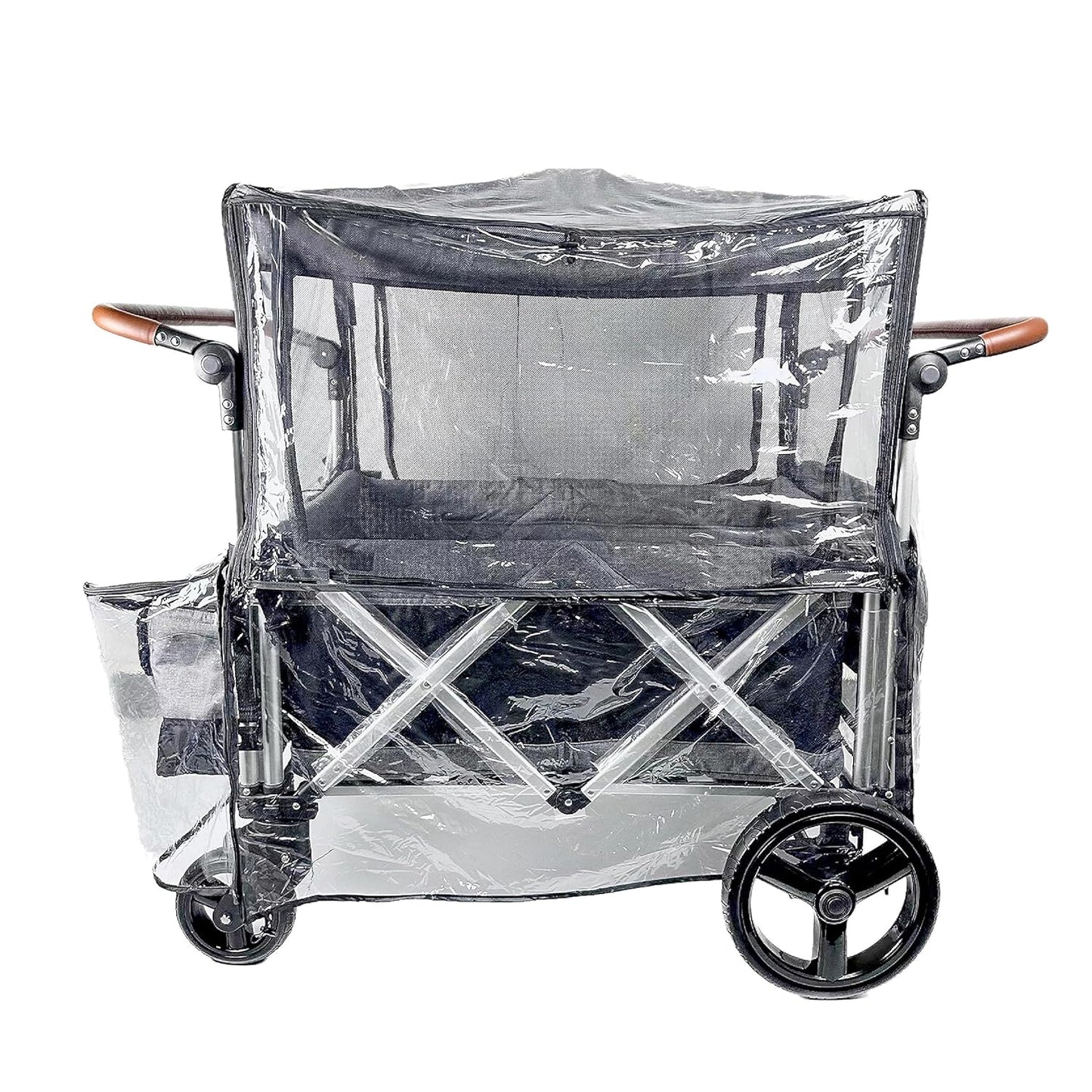 Big Size Rain Cover for Stroller with Mosquito Net Features