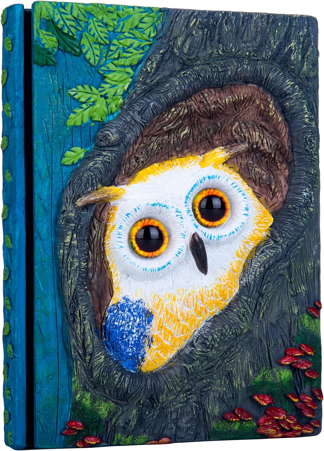 Handmade Cute Owl in Tree Hole 3D Journal for Writing and Sketching