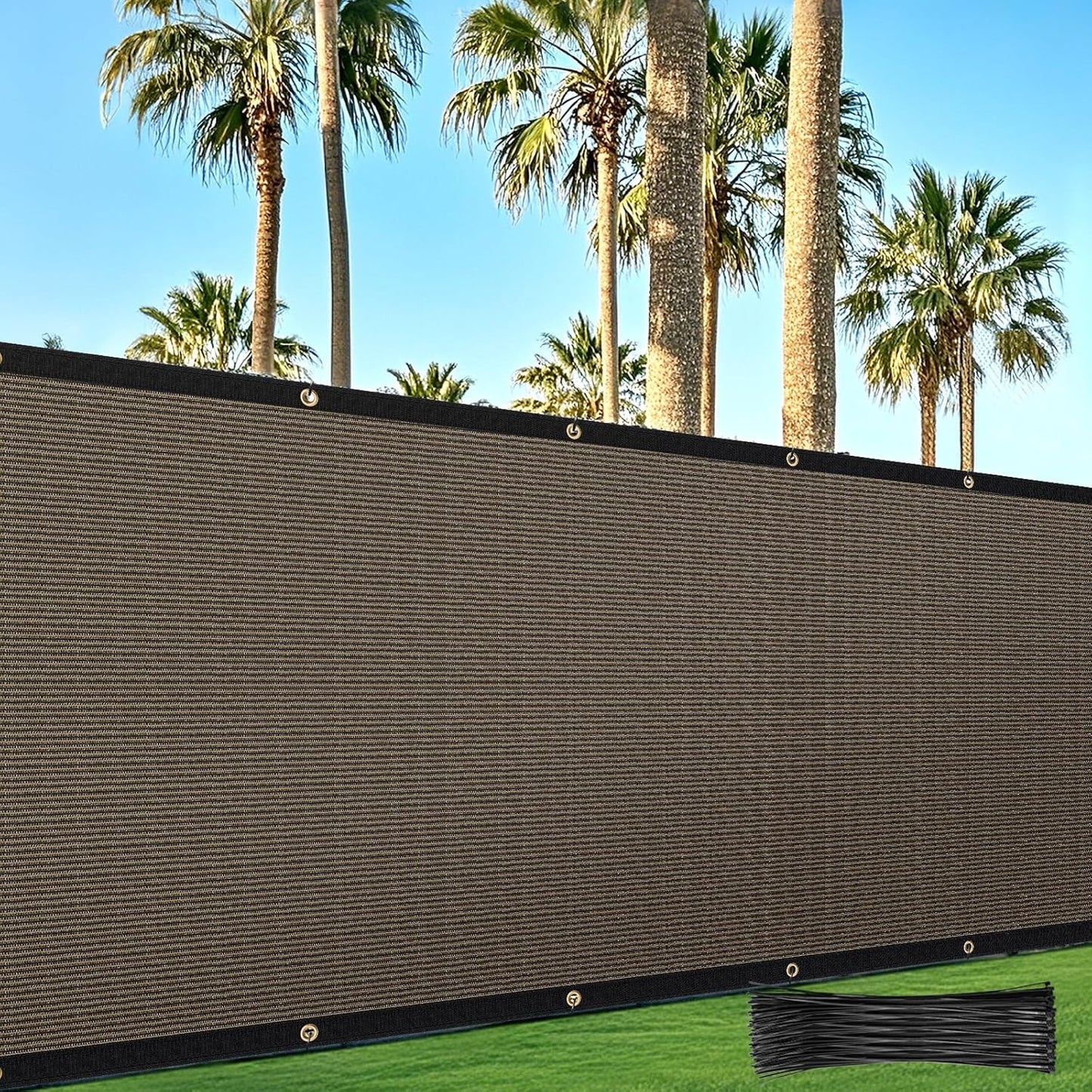 TOPNEW Privacy Screen Fence 4ft x 50ft Heavy Duty Shade Net