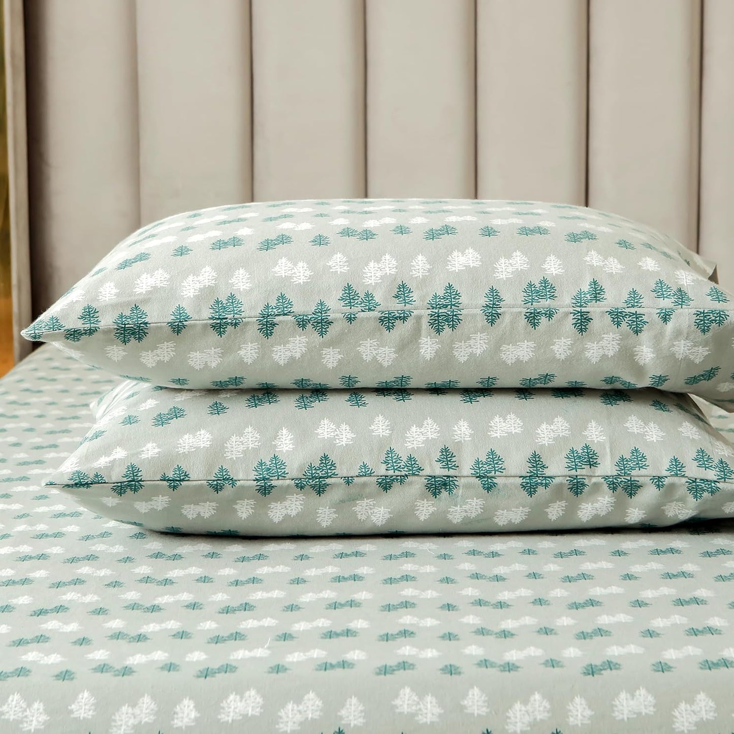Elegant Comfort Ultra Soft 100% Turkish Cotton Flannel Sheet Set