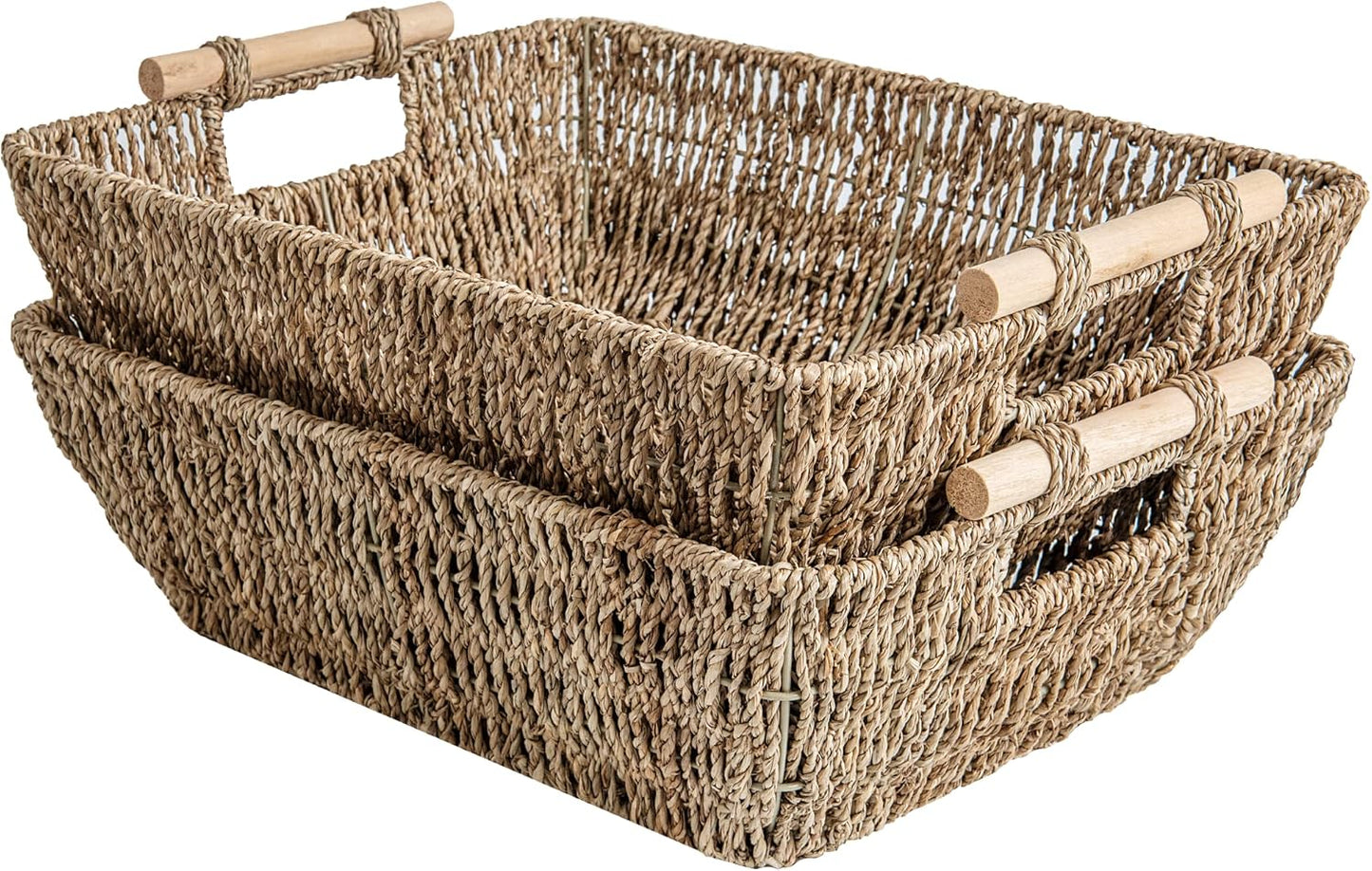 Hand-Woven Jumbo Storage Baskets for Organizing Your Home
