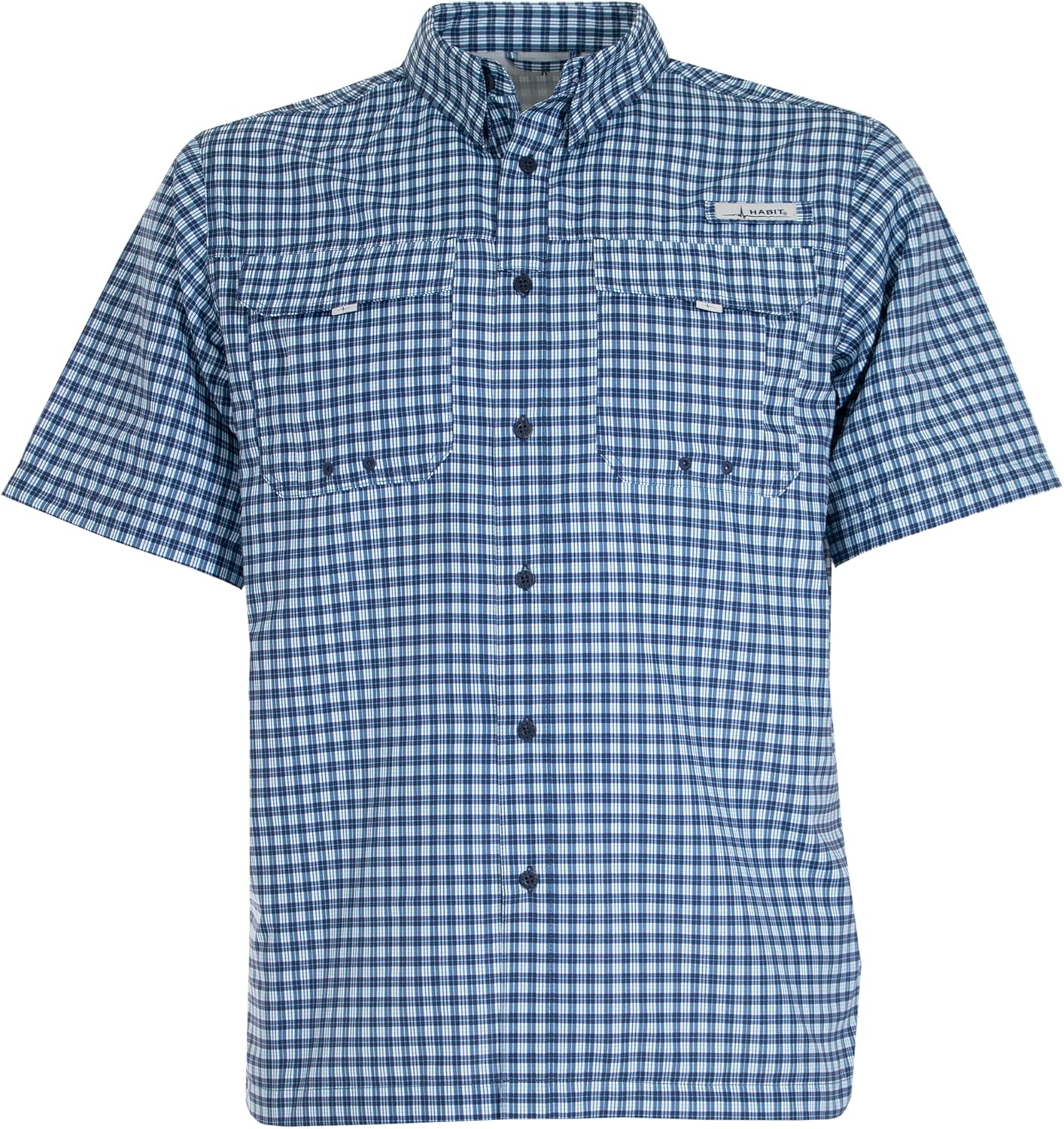Mens Fourche Mountain Short Sleeve River Guide Fishing Shirt 60ft
