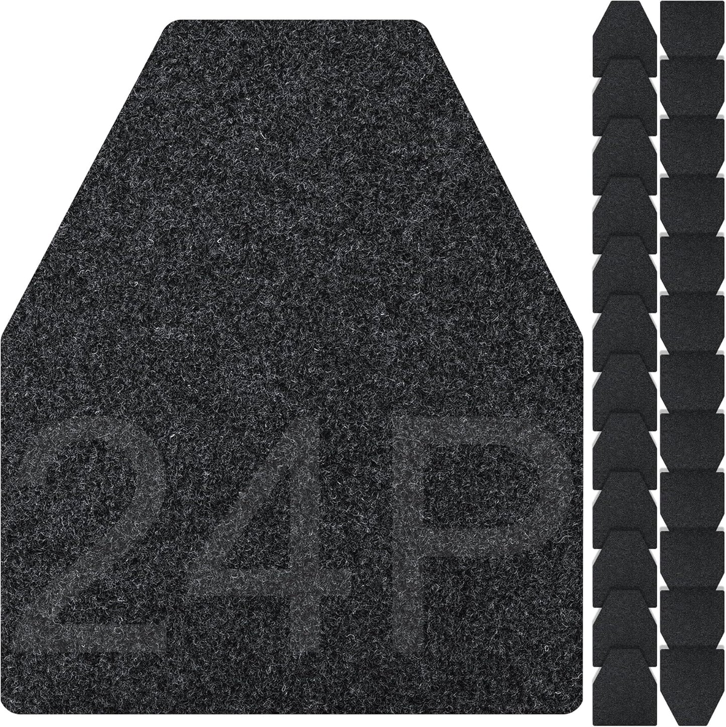 24PCS Urinal Mats for Men, Non-Slip Water Absorption Pads