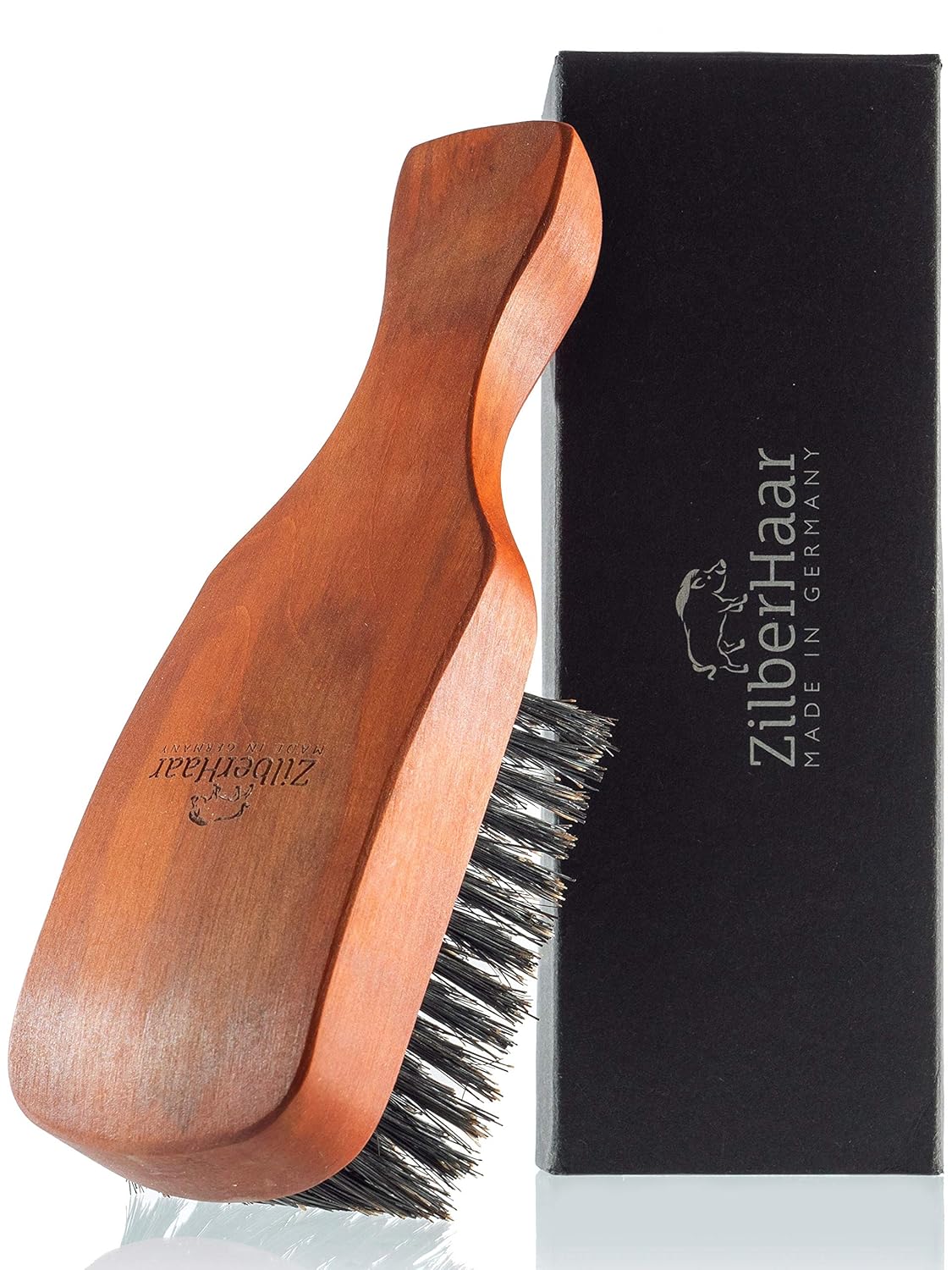 ZilberHaar Major Men's Hair and Beard Brush for Grooming