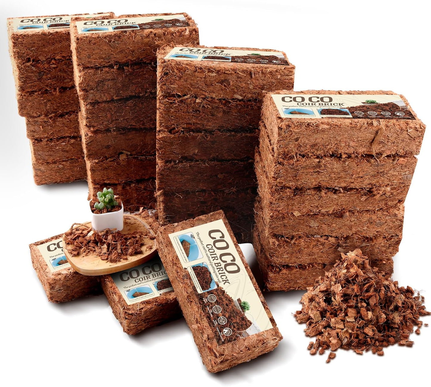 Coco Husk Chips - Organic Coconut Substrate for Gardening Needs