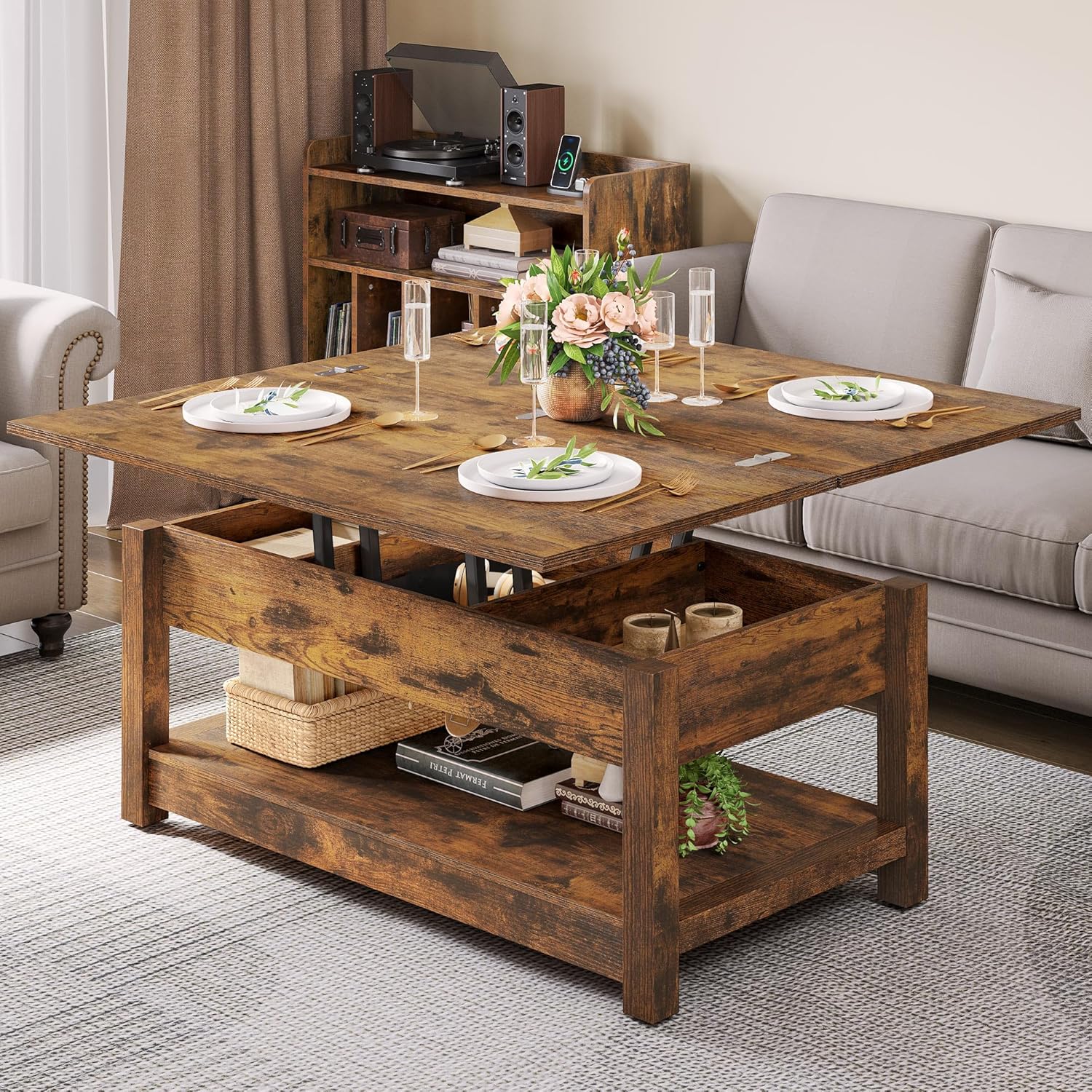 YITAHOME Lift Top Coffee Table - Storage & Style – GearMustHave
