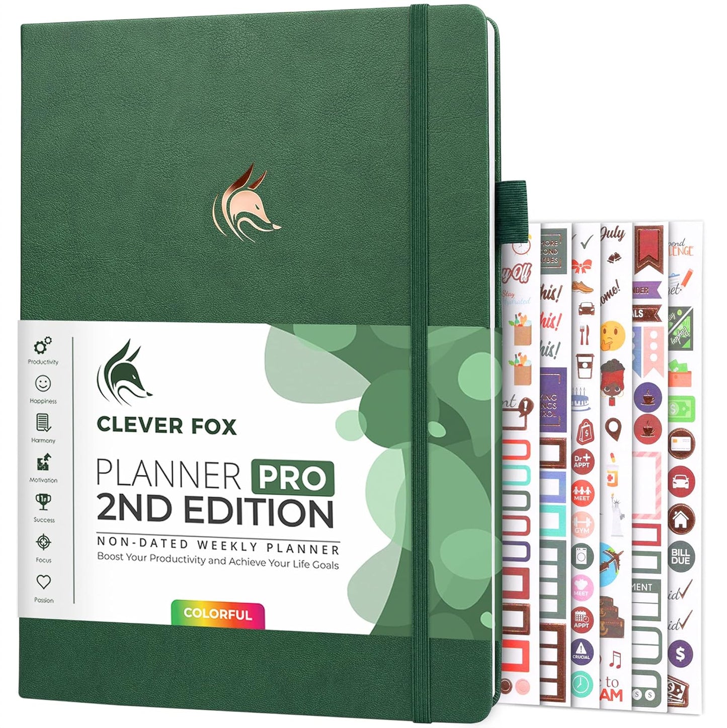 Clever Fox Planner PRO 2nd Edition: Ultimate Goal Setting Tool