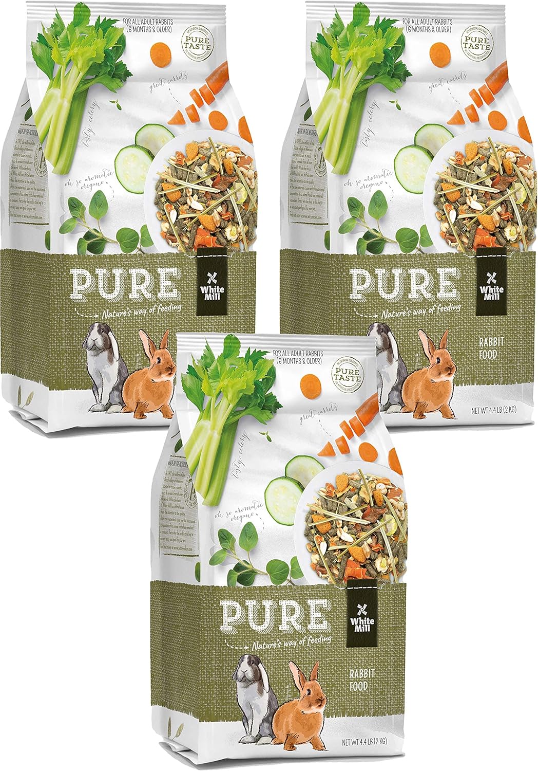 Witte Molen Pure Rabbit Food Seed Mixture for Healthy Pets