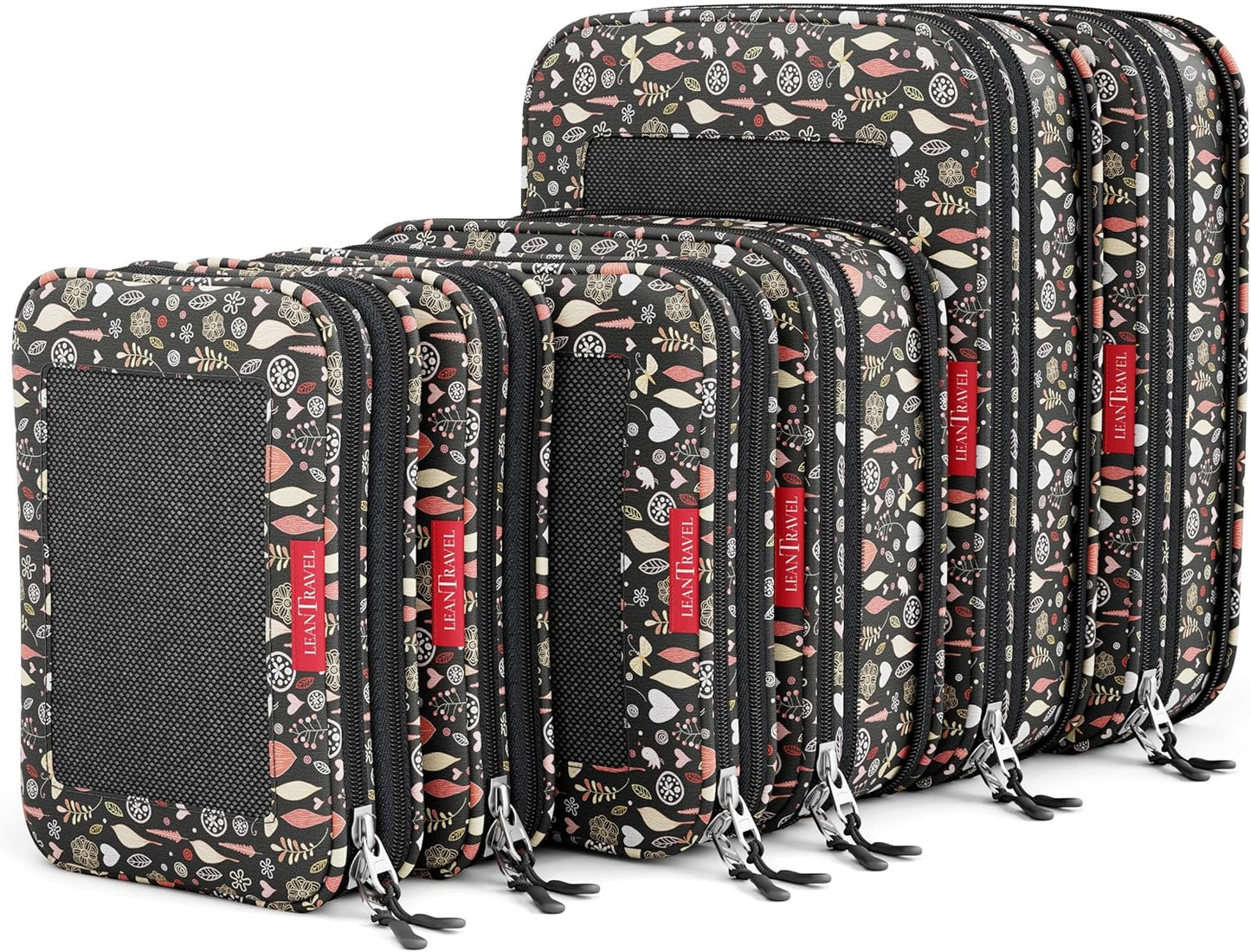 Compression Packing Cubes for Travel Organizers by LeanTravel
