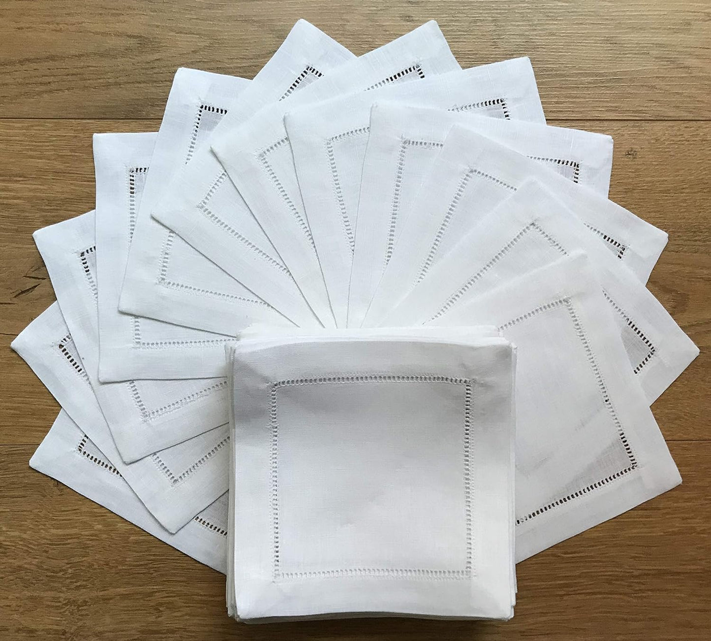 Minhcraft 100% Linen Coasters Set - 50 Pack