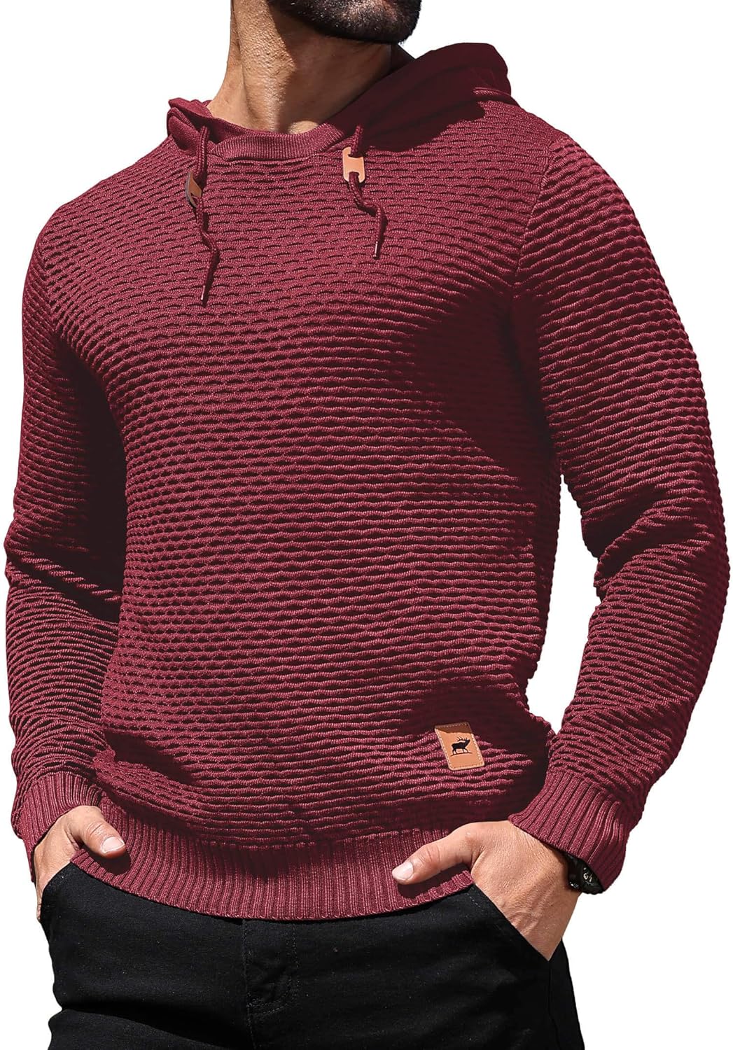 HYPESTFIT Form-Fitting Hooded Sweatshirt