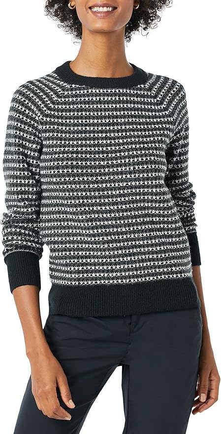 Soft-Touch Crewneck Novelty Sweater for Women - Cozy Comfort