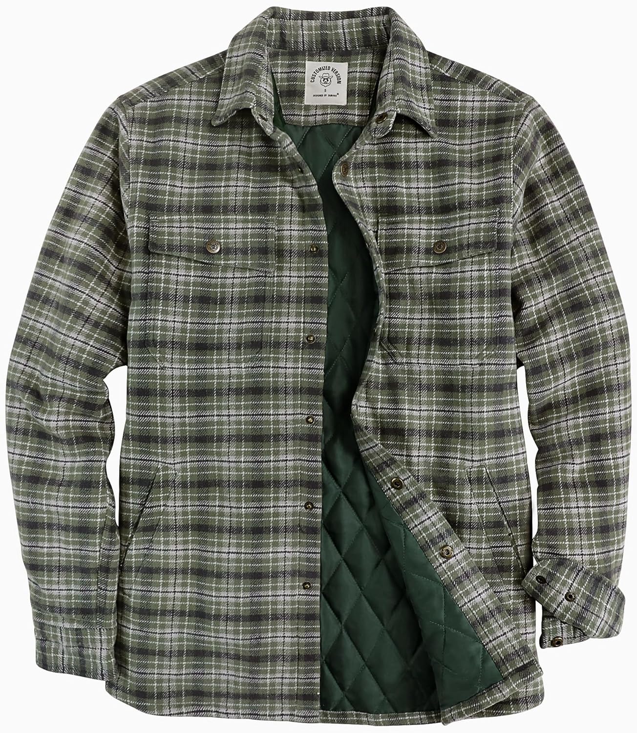 Dubinik Mens Shacket Lightweight Jacket for Cozy Warmth