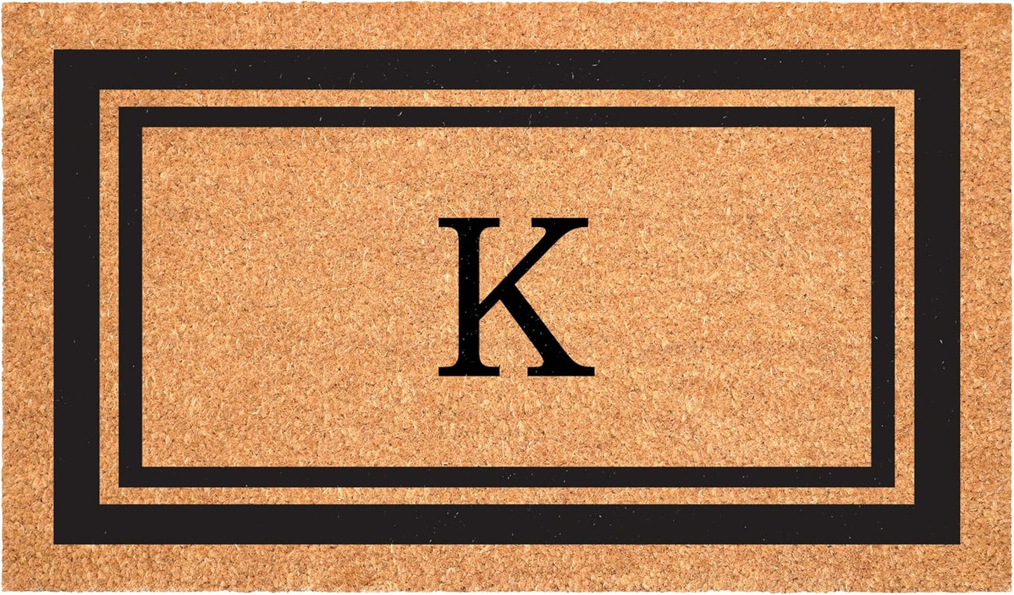 Calloway Mills Monogram Doormat 18in x 30in for All Seasons