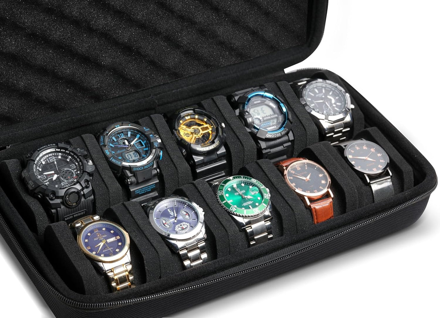 SAFEBUDDY Watch Storage Box: Securely Organize 10 Watches!