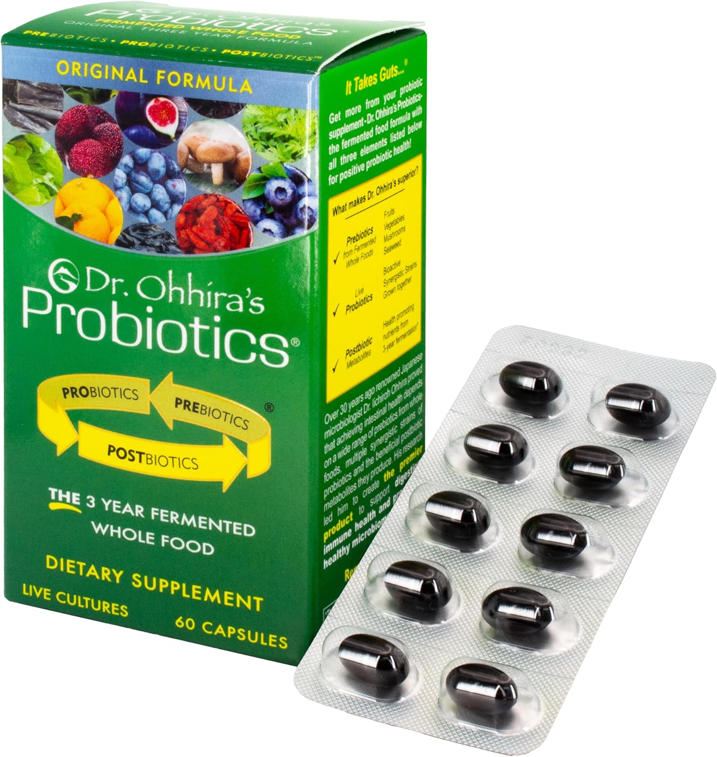 Dr. Ohhiras Probiotics Original Formula with 3 Year Fermentation