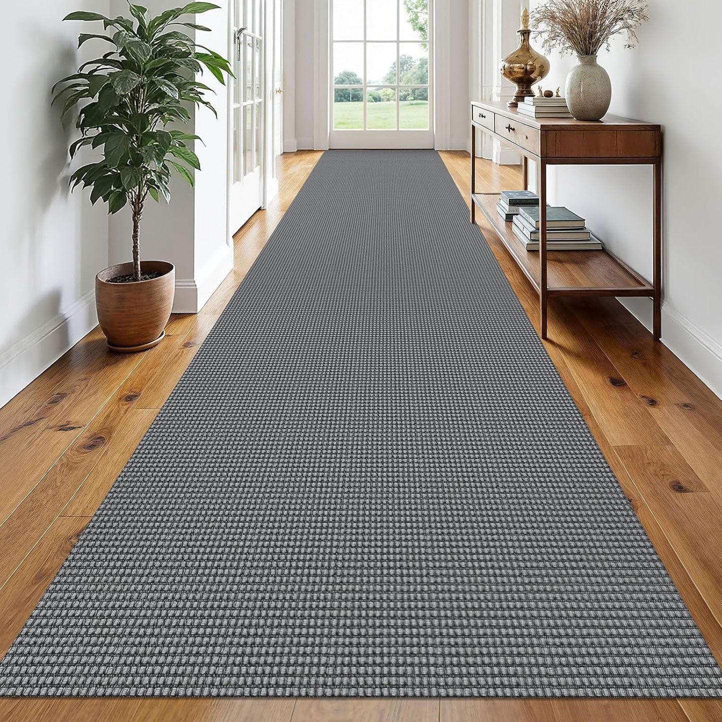 EARTHALL Runner Rug 3x20 Ft Washable Non Slip Entryway Carpet