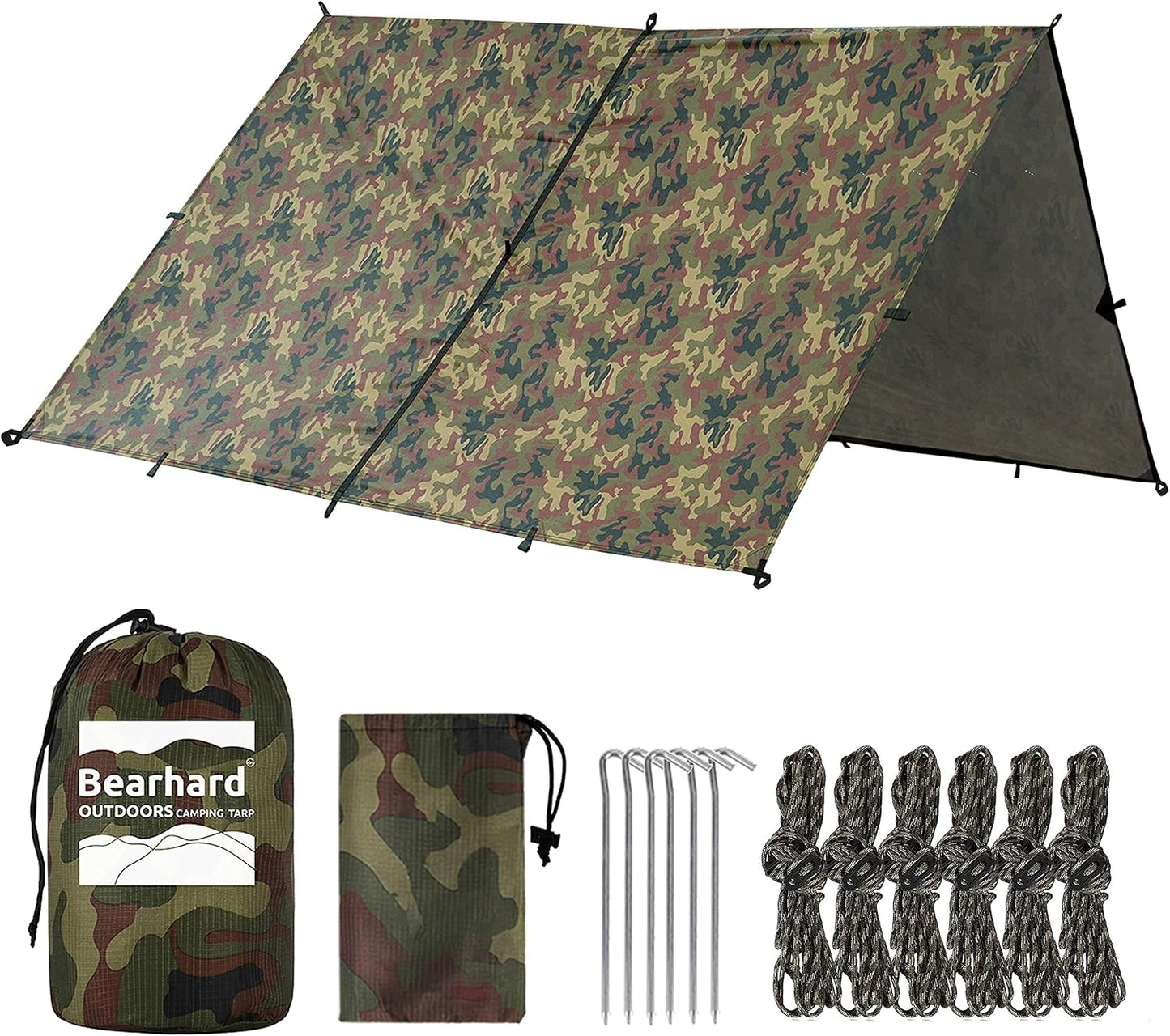 Bearhard Waterproof Camping Tarp for Outdoor Adventures