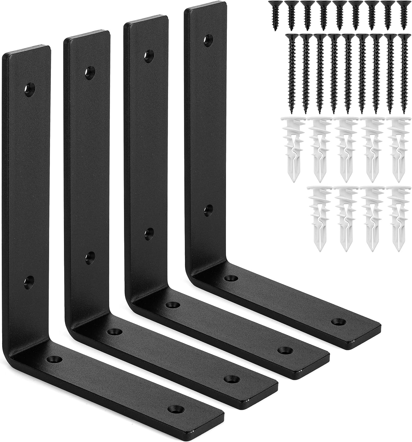 Premium Heavy-Duty Shelf Brackets for Rustic Industrial Shelving