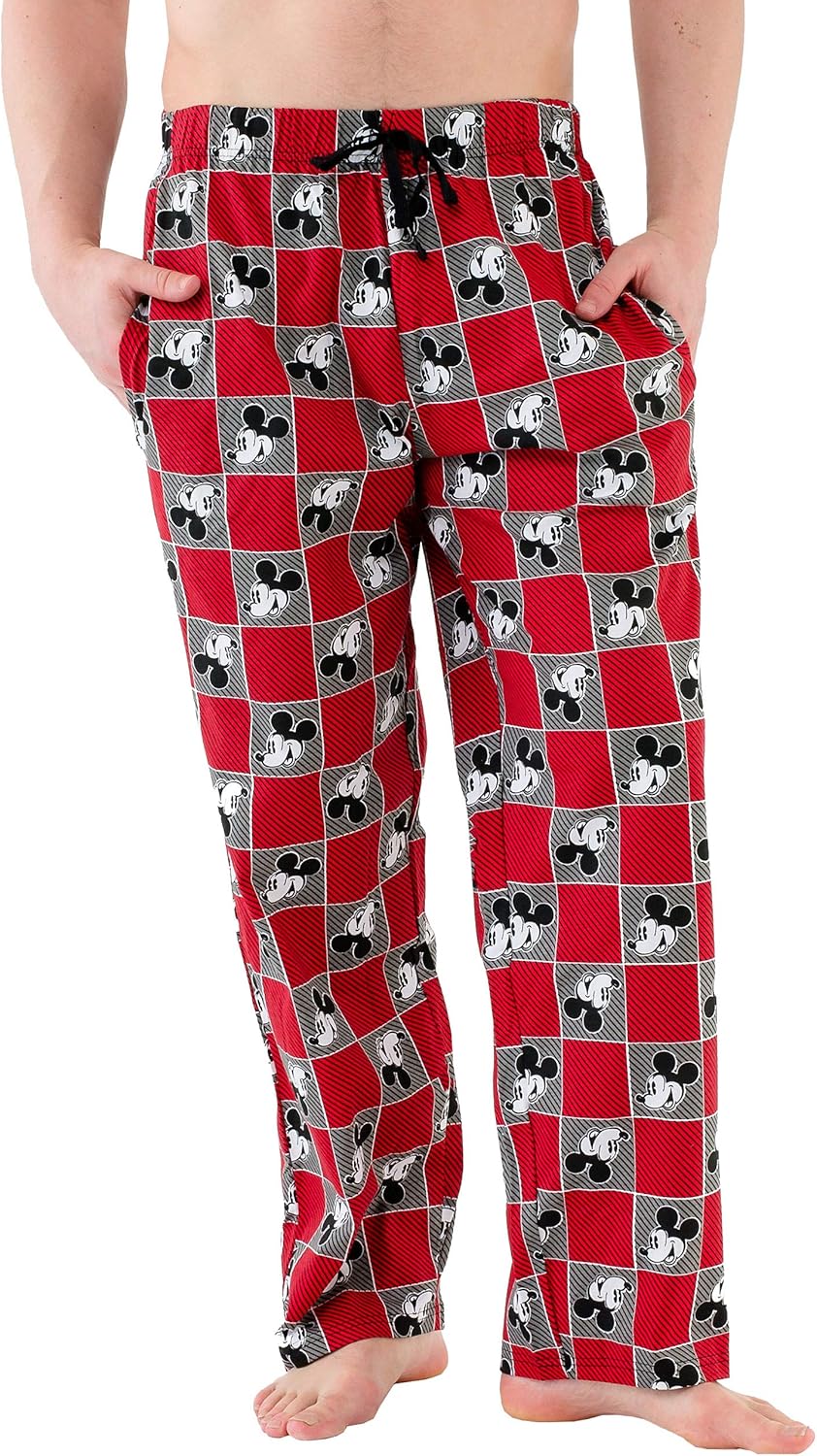 Cozy Disney Mickey Mouse Lounge Pants for Men