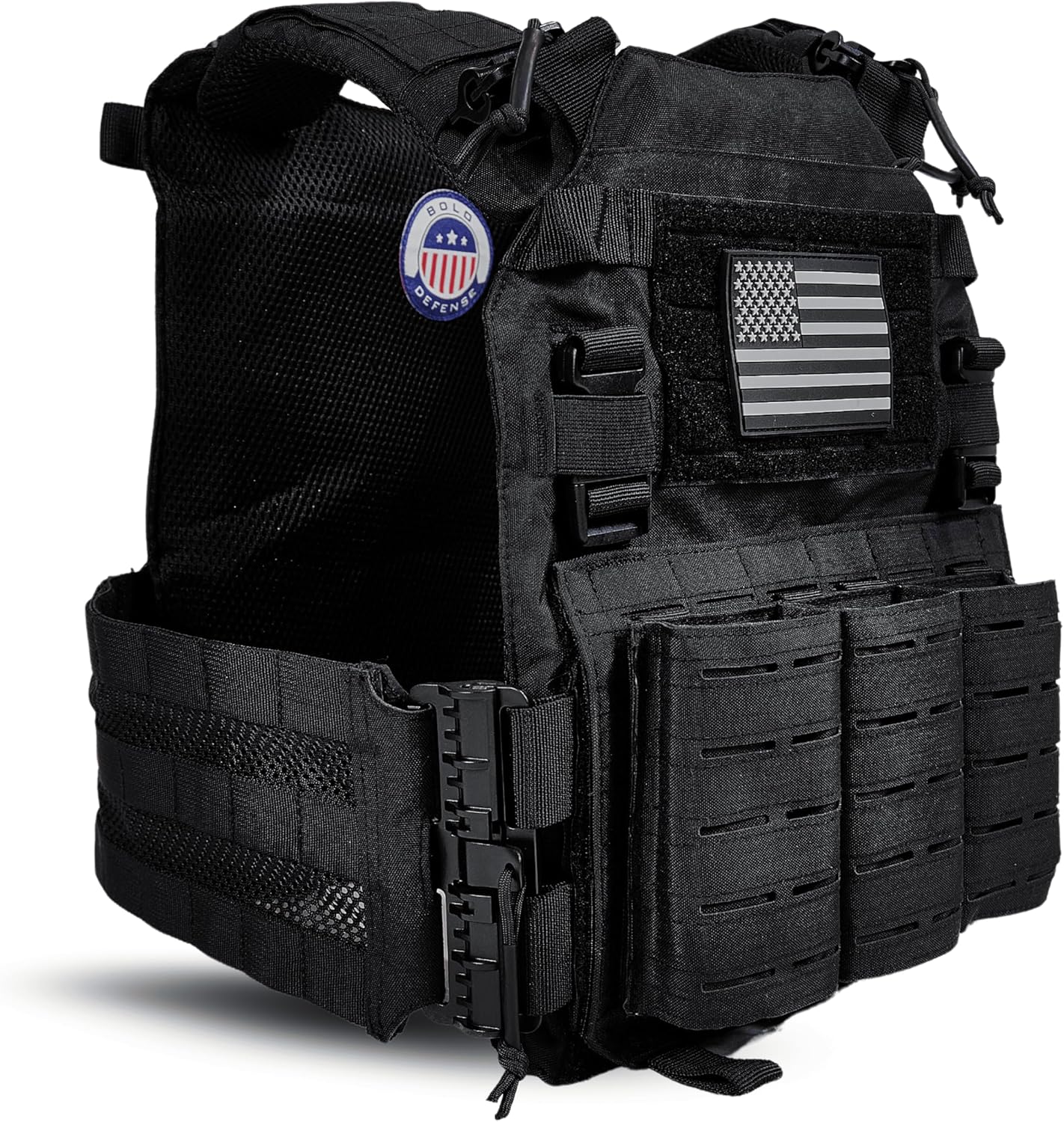 Tactical Vest Quick Release 500D Nylon Adjustable Plate Carrier