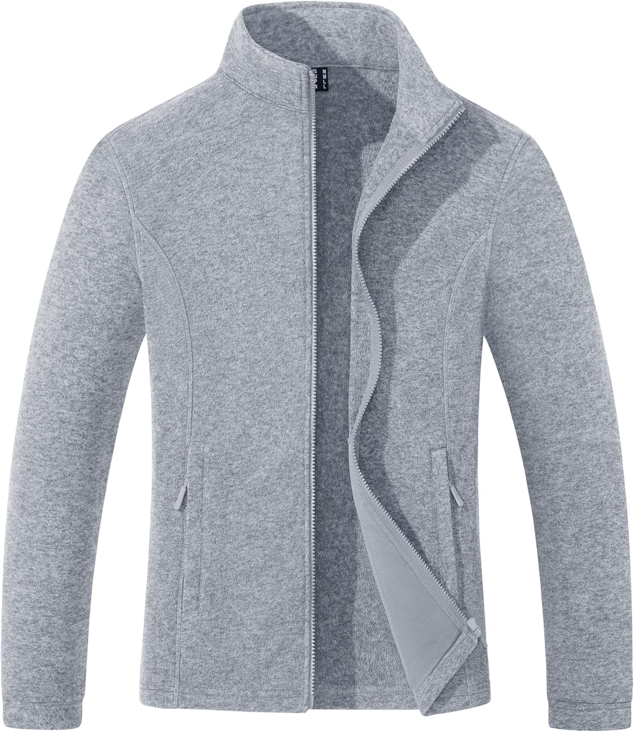 MAGCOMSEN Fleece Jacket Women Zip UP Lightweight Soft Polar Warm