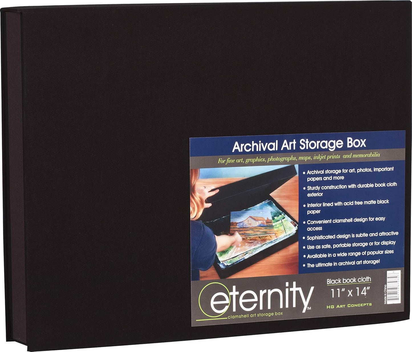 Eternity Archival Clamshell Box for Artwork & Photos Storage