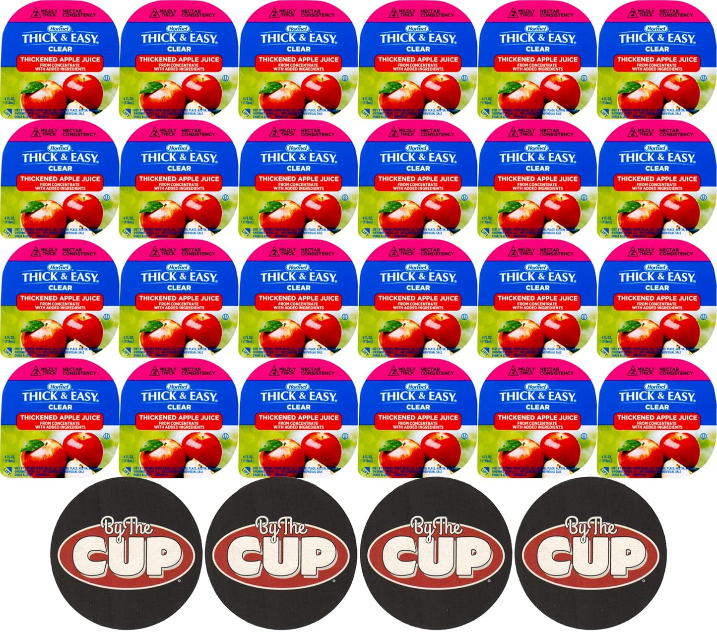 Hormel Thick & Easy Apple Juice Level 2 Nectar Beverage 24 Cups