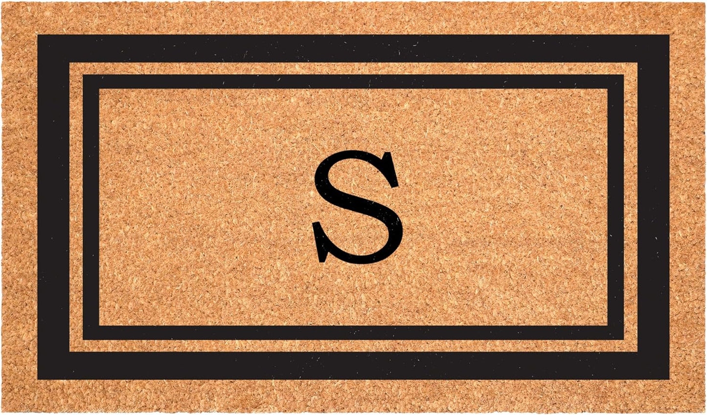 Calloway Mills Monogram Doormat 18in x 30in for All Seasons