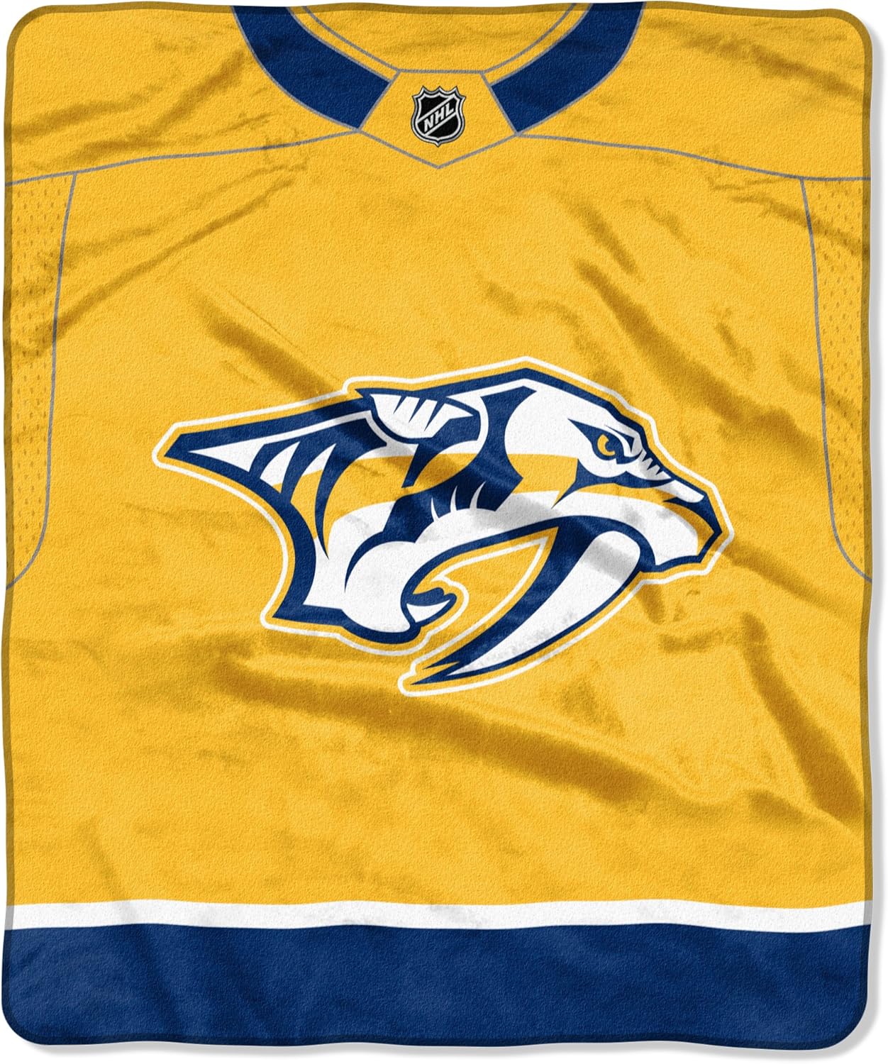 Northwest NHL Unisex-Adult Raschel Throw Blanket for Comfort