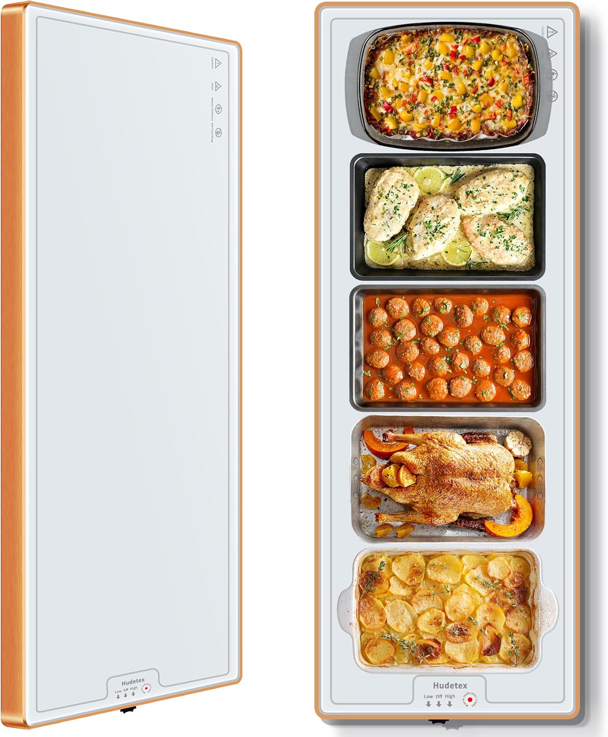 Extra Long Food Warming Mat for Buffets and Daily Use