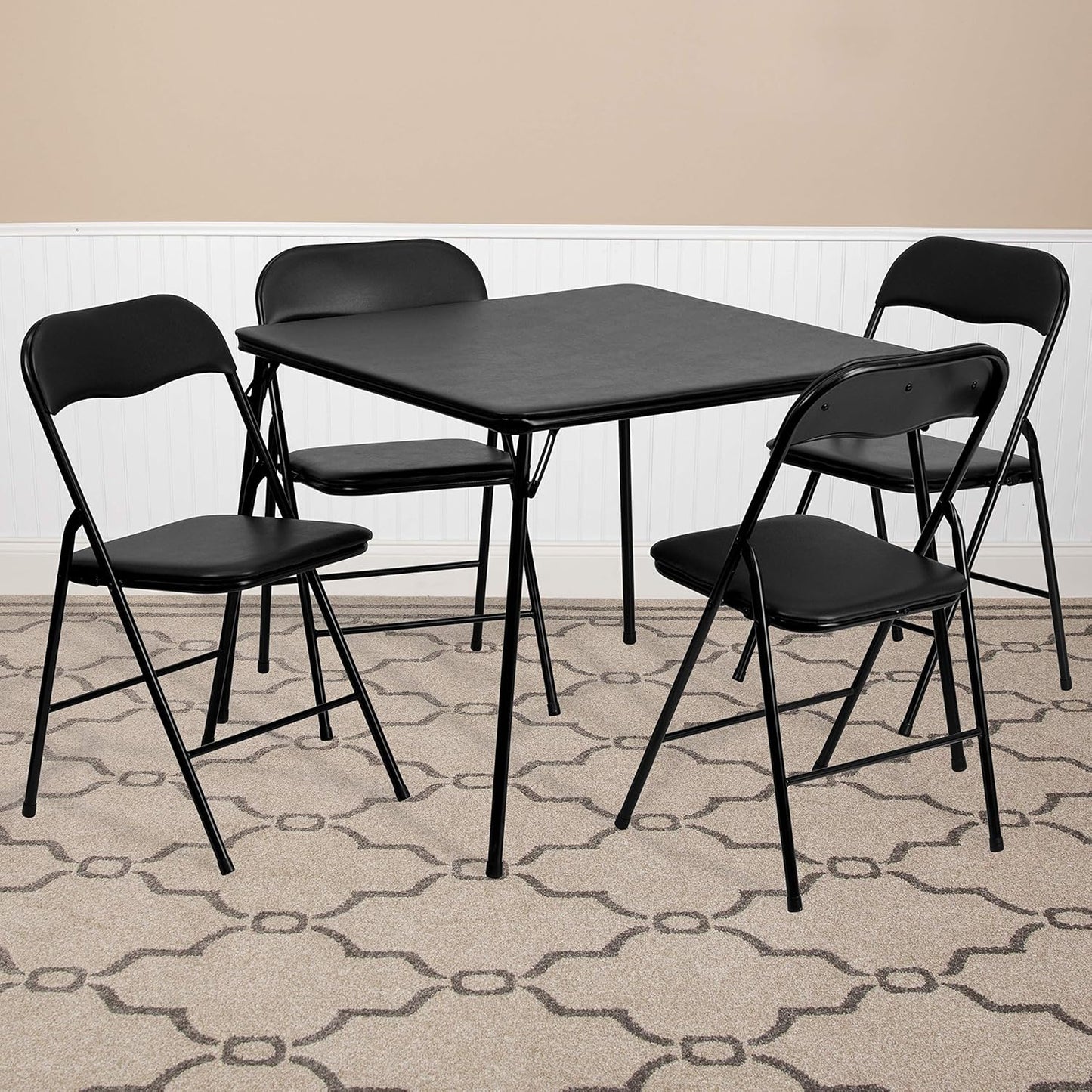 Multipurpose Folding Card Table and Chairs Set for Game Nights