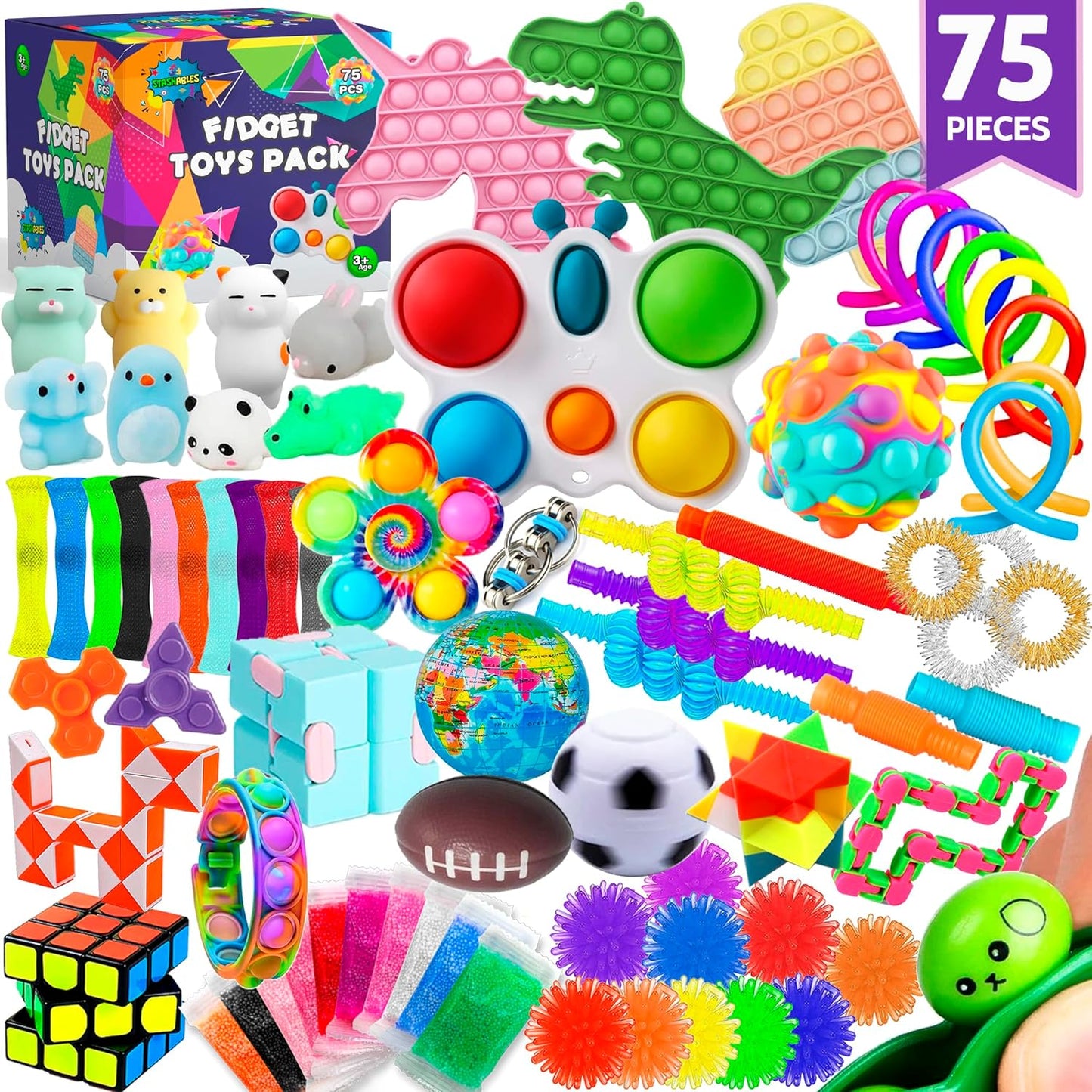 Treasure Chest Fidget Toys - Stress Relief Kit