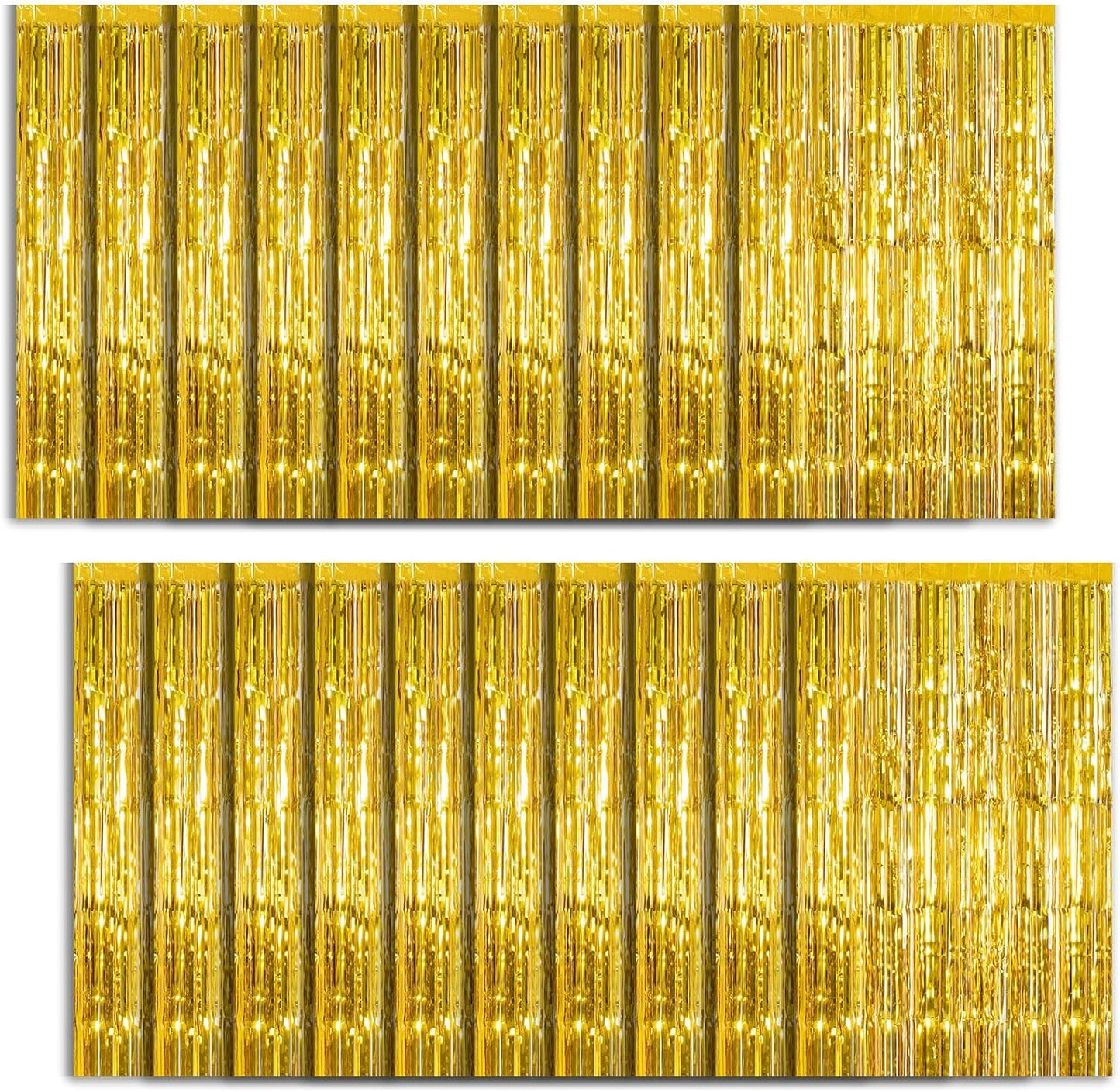 20 Pack Foil Curtain Backdrop for Stunning Party Decorations