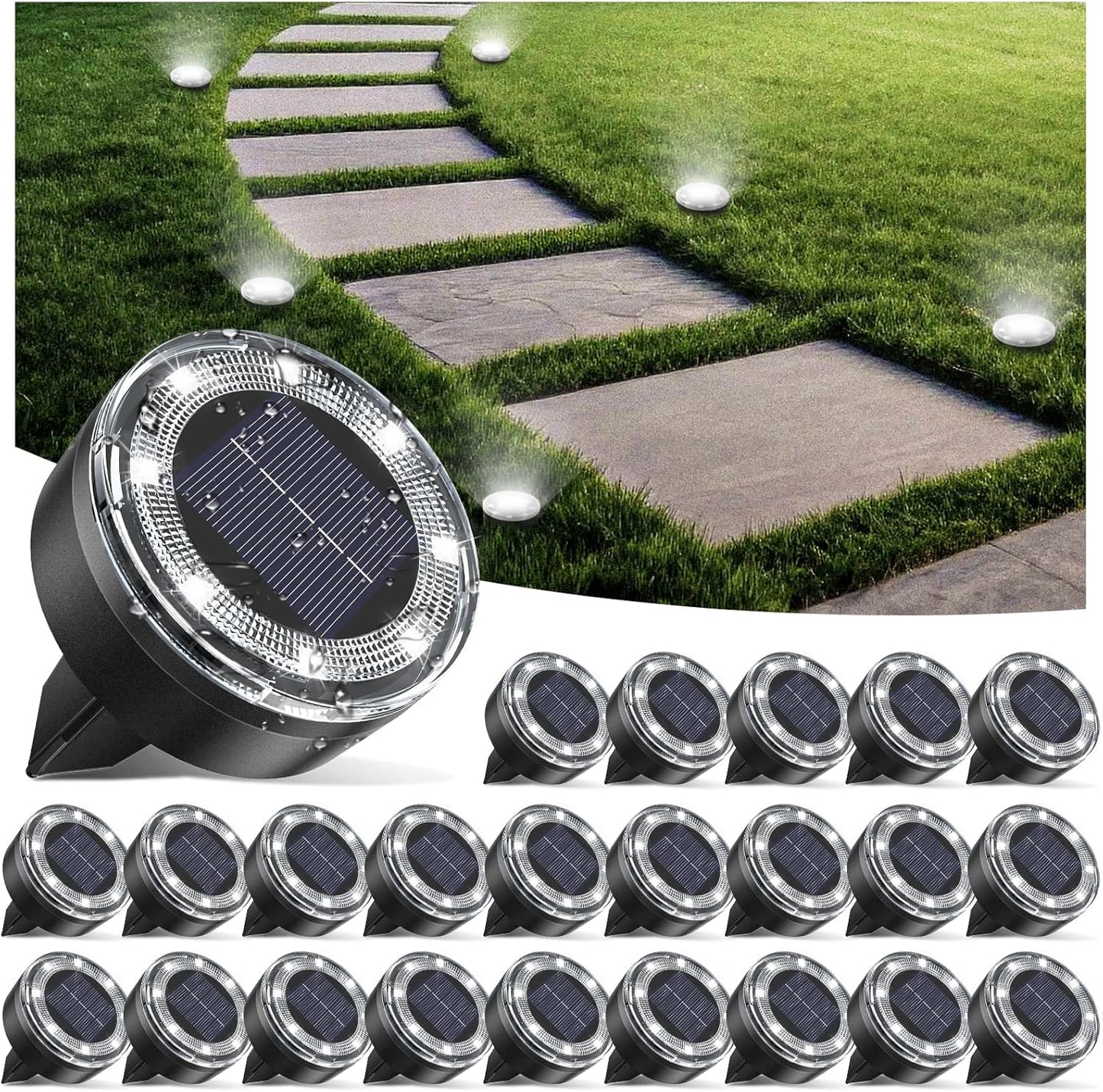 Mini Solar Ground Lights for Pathway and Garden by vighep