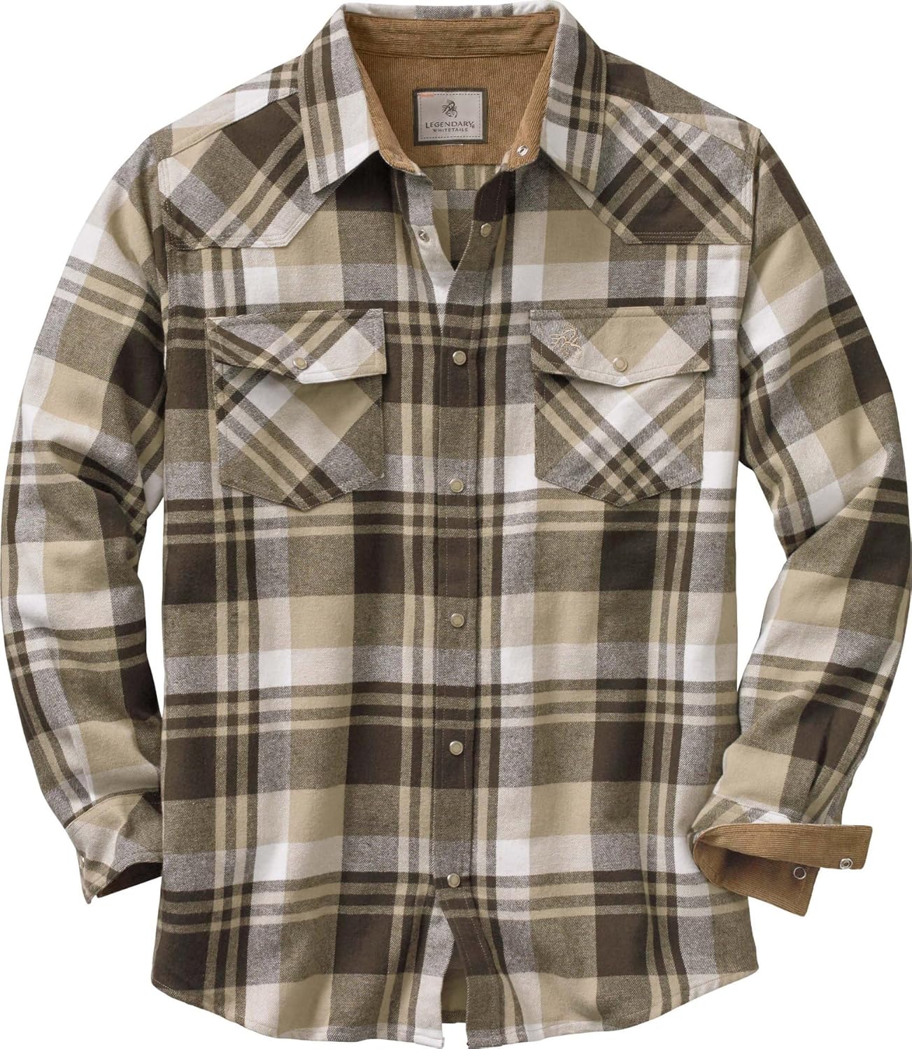 Legendary Whitetails Men's Western Flannel Shirt for Comfort